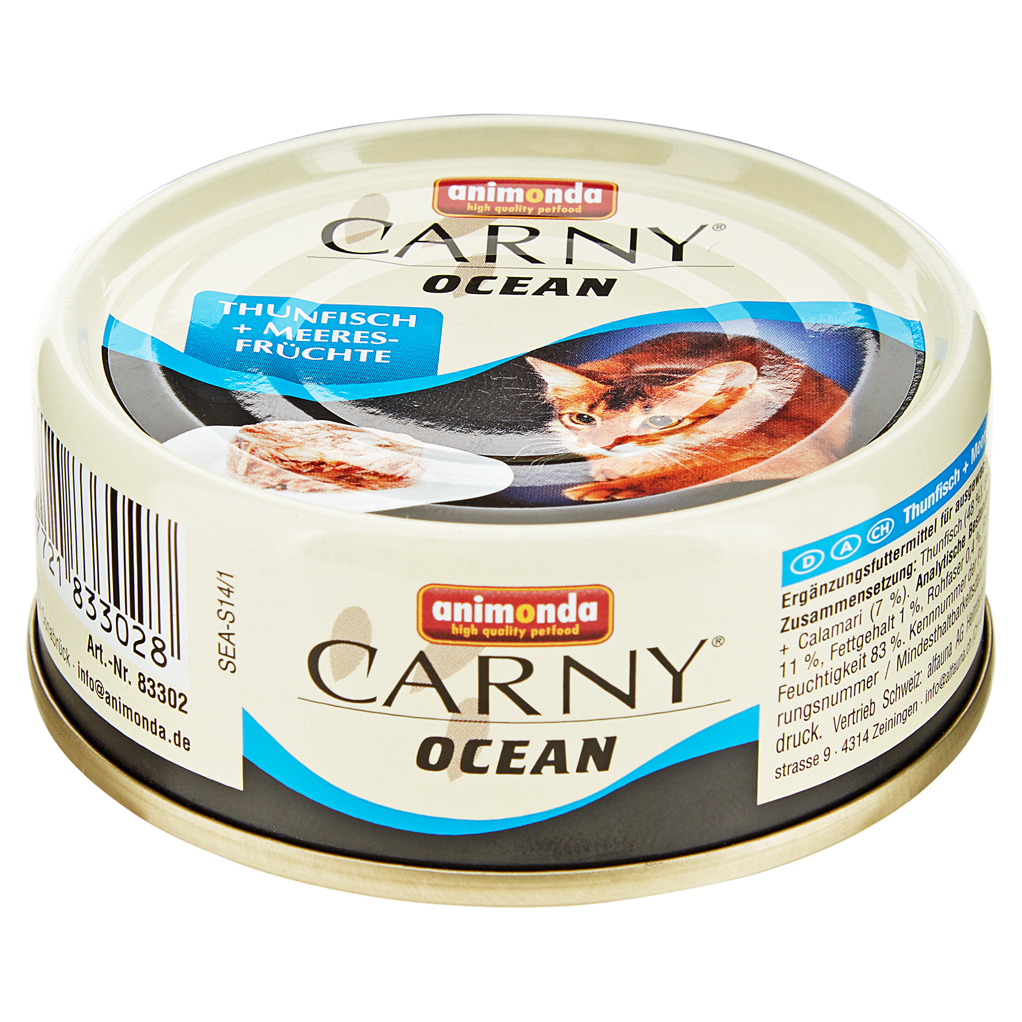 Katzennassfutter "Carny" Ocean mit Thunfisch/Meeresfrüchten 80 g + product picture