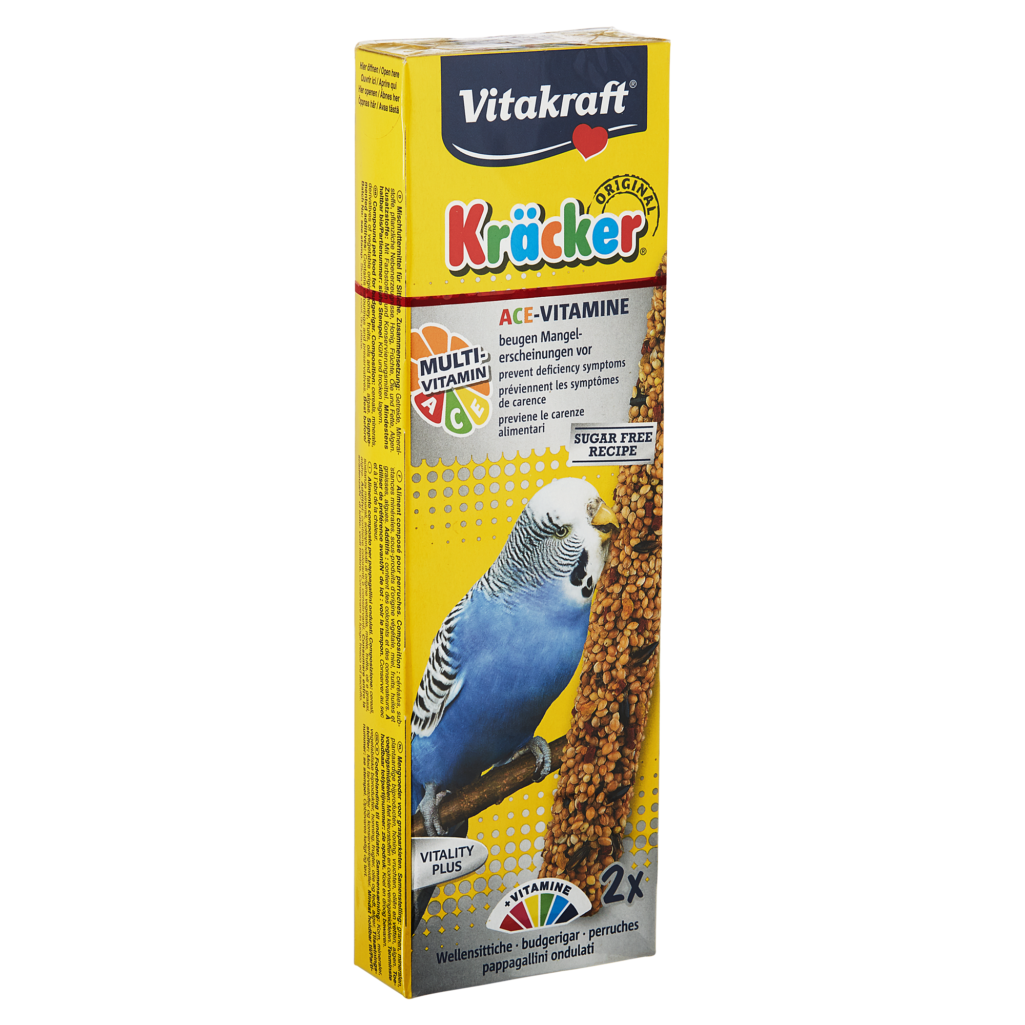 Vogelfutter Kräcker® Original Multivitamin 2 Stück für Wellensittiche + product picture