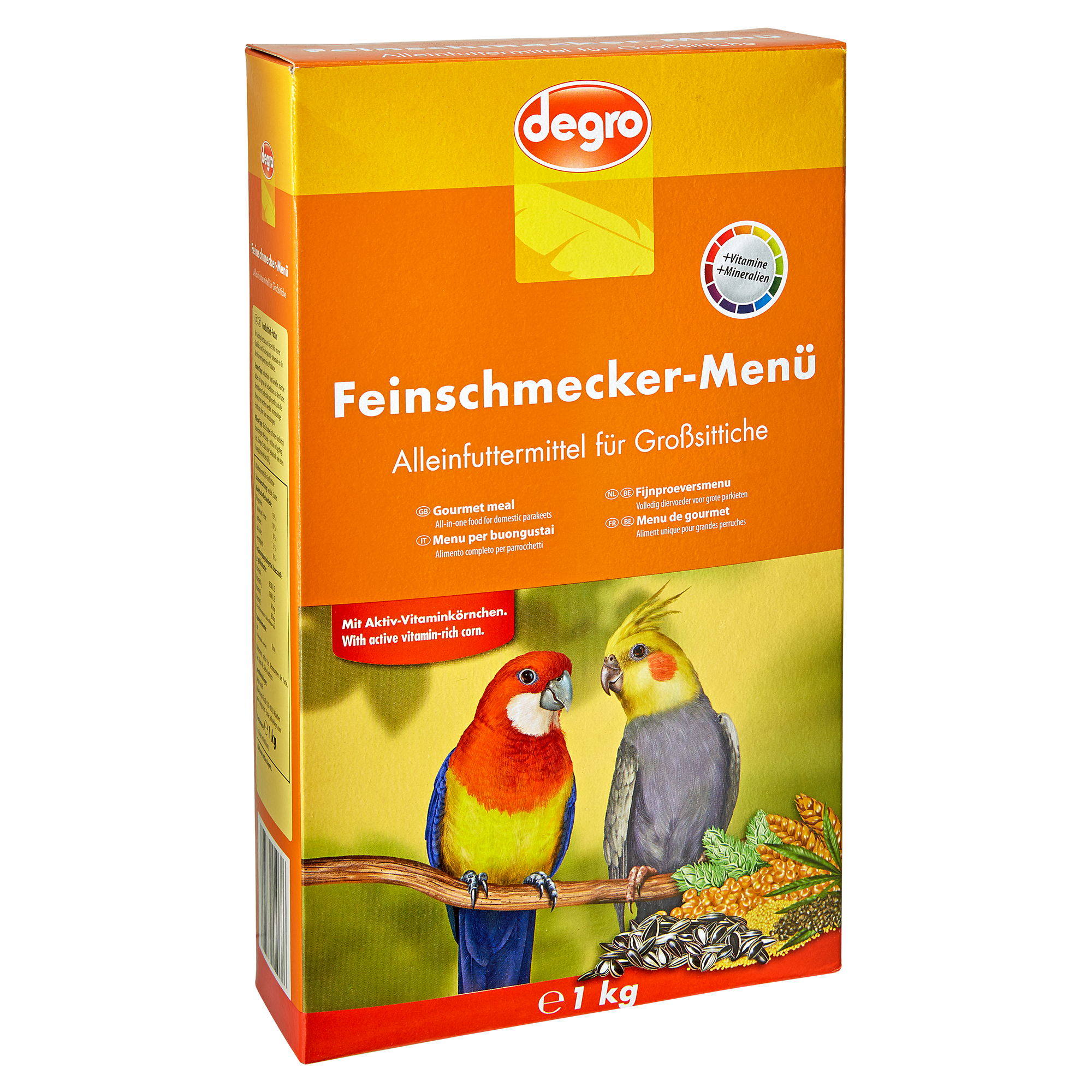 Großsittichfutter "Feinschmecker Menü" 1 kg + product picture