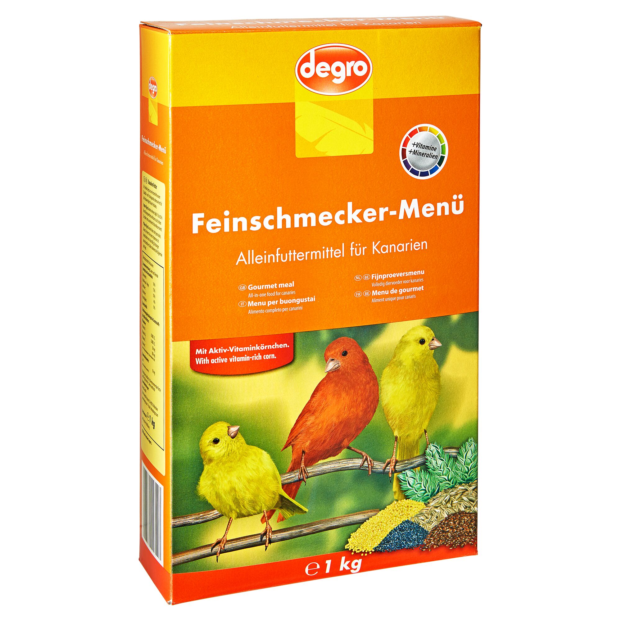 Degro Feinschmecker-Menü Kanarienfutter mit Körnern
