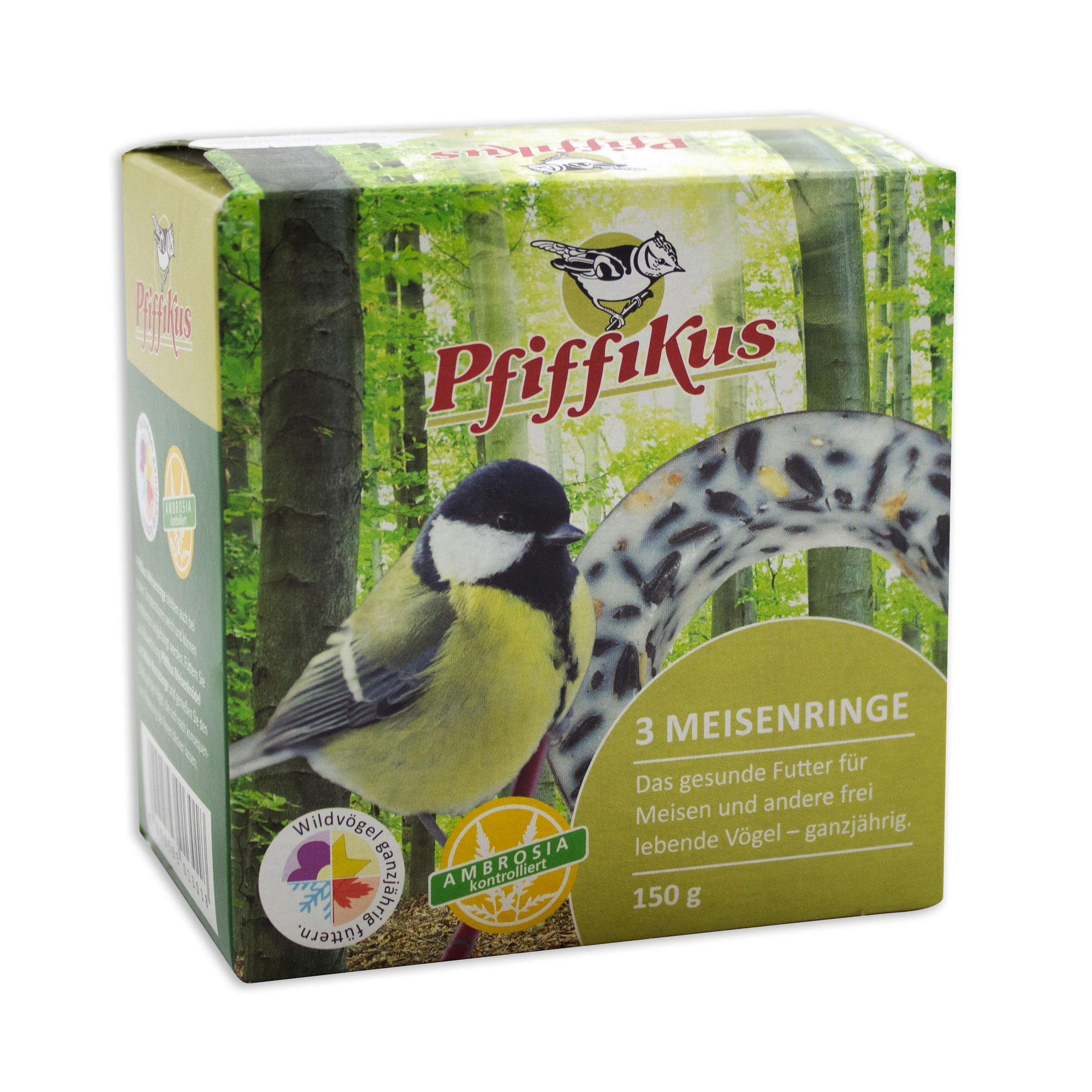 Meisenringe für Wildvogel 3 Stück