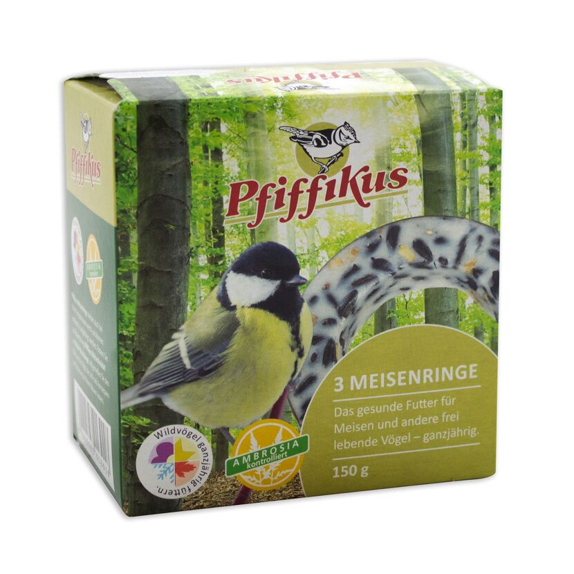 Meisenringe für Wildvogel 3 Stück