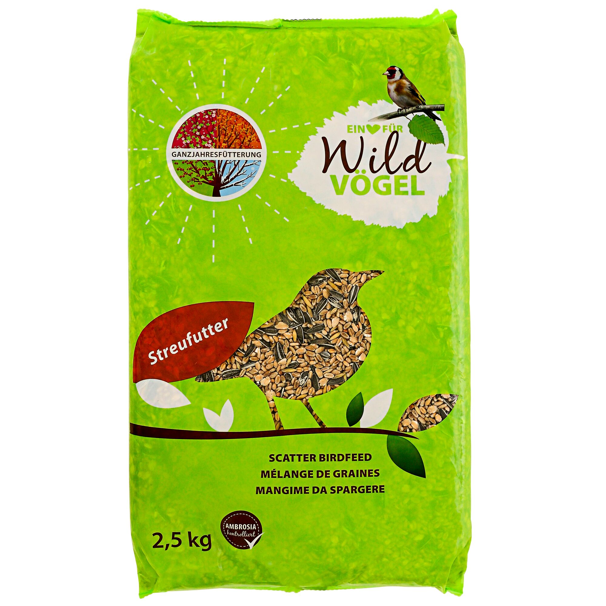 Ein Herz für Wildvögel Streufutter 2,5 kg