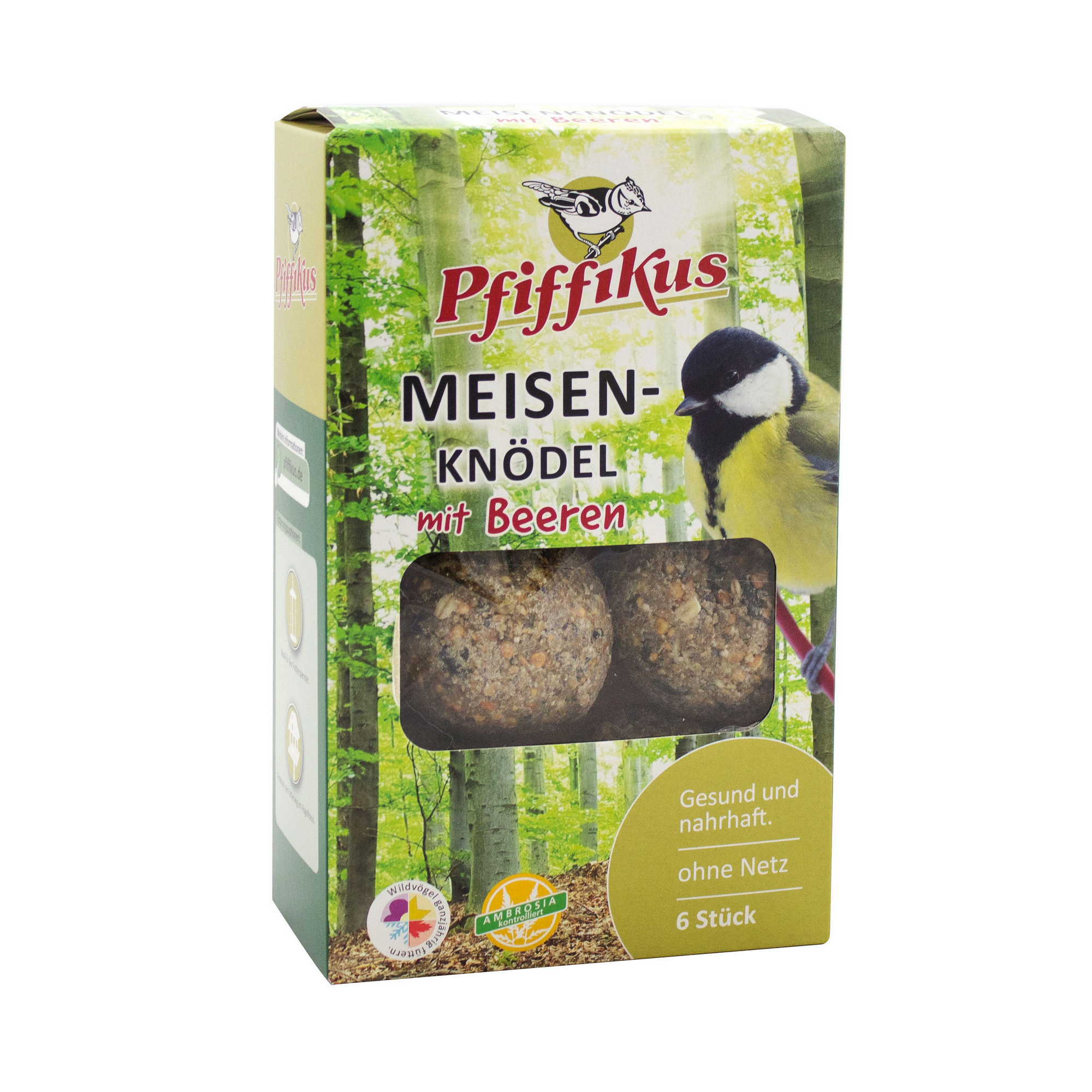 Meisenknödel mit Beeren 6 Stück