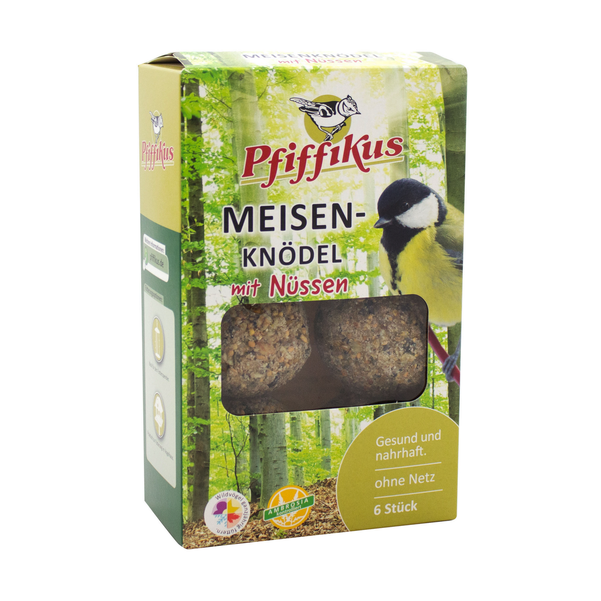 Meisenknödel mit Nüssen 6 Stück