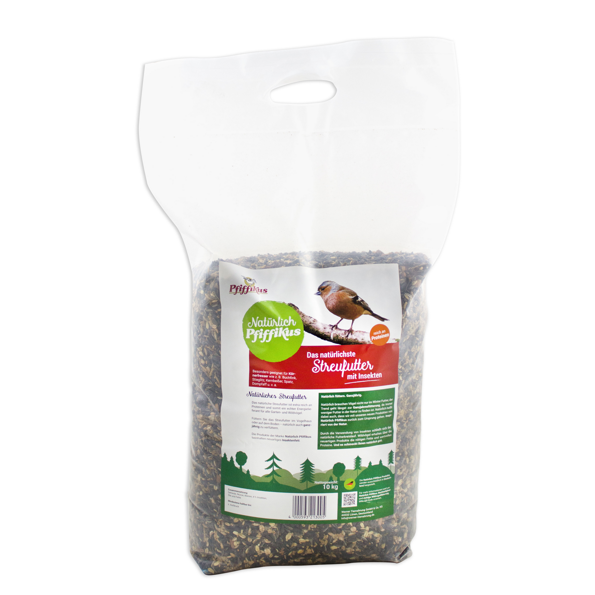 Streufutter mit Insekten 10 kg