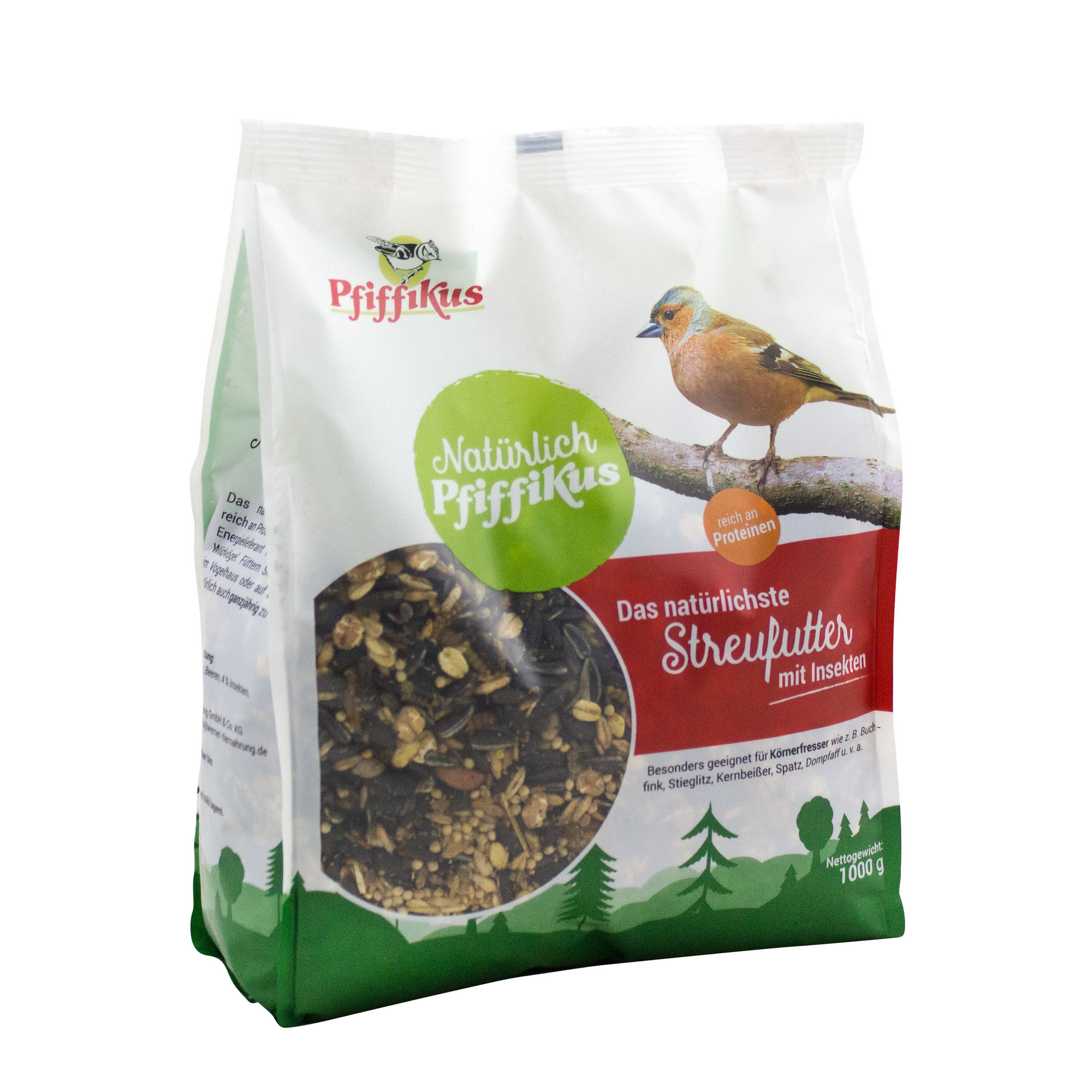 Streufutter mit Insekten 1 kg