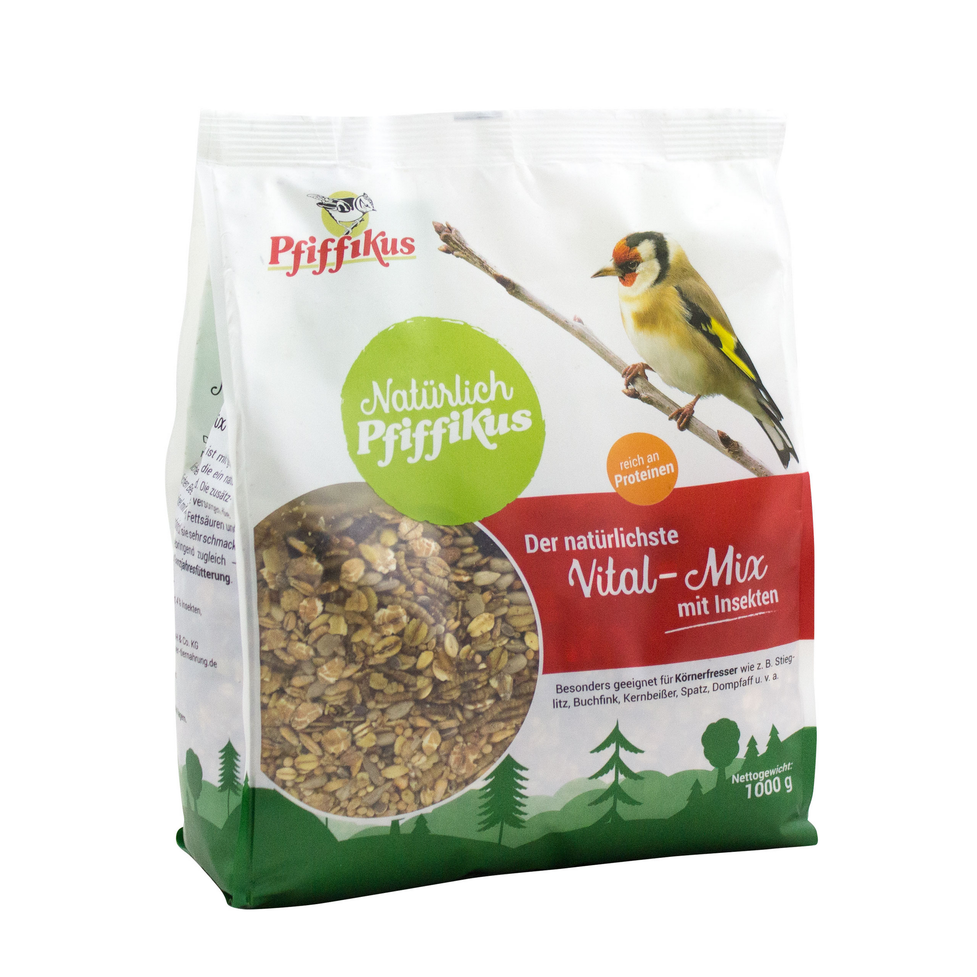 Vital-Mix mit Insekten 1 kg