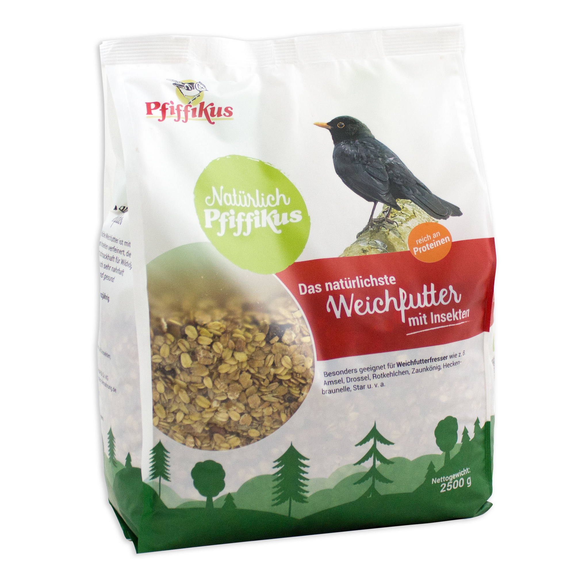 Weichfutter mit Insekten 2,5 kg