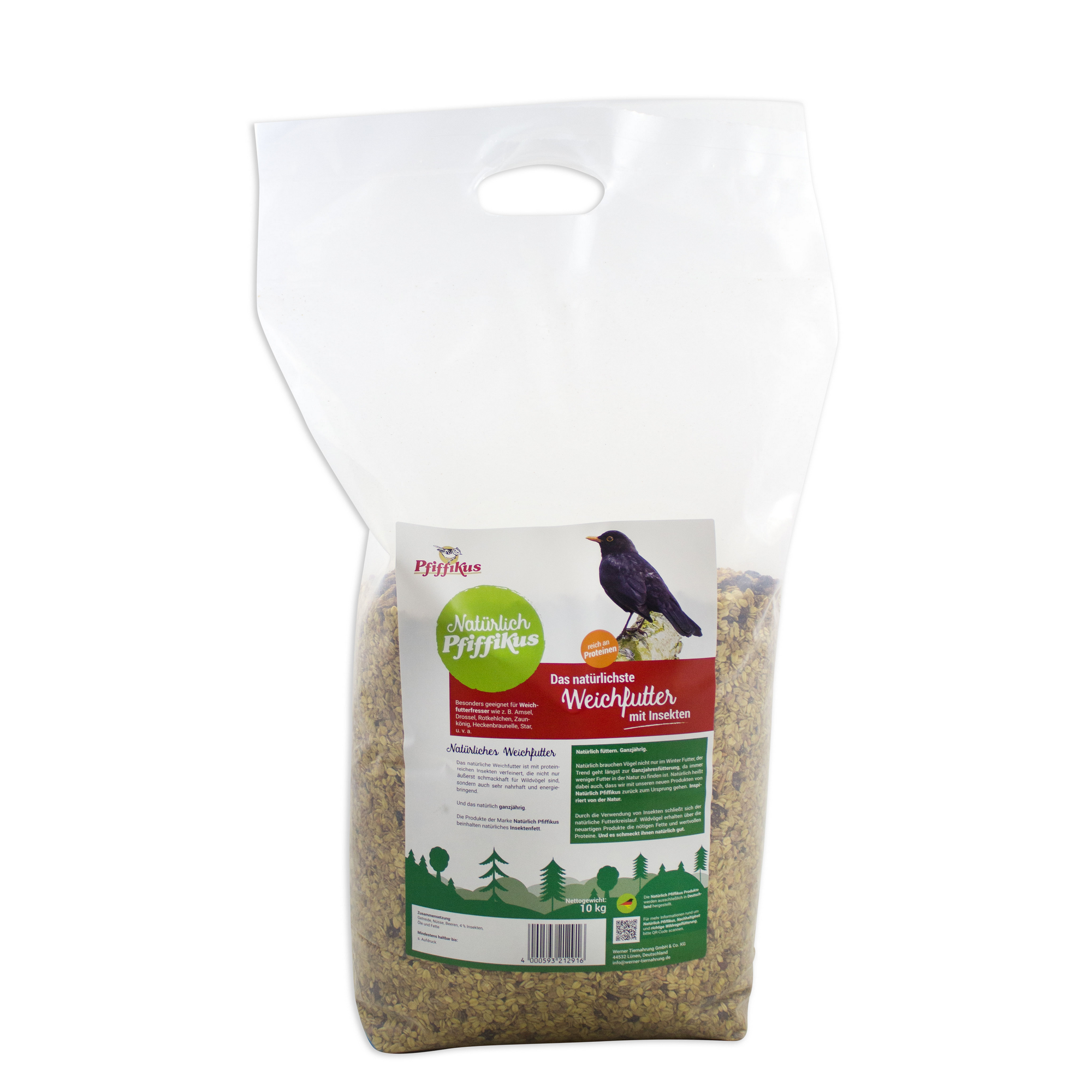 Weichfutter mit Insekten 10 kg