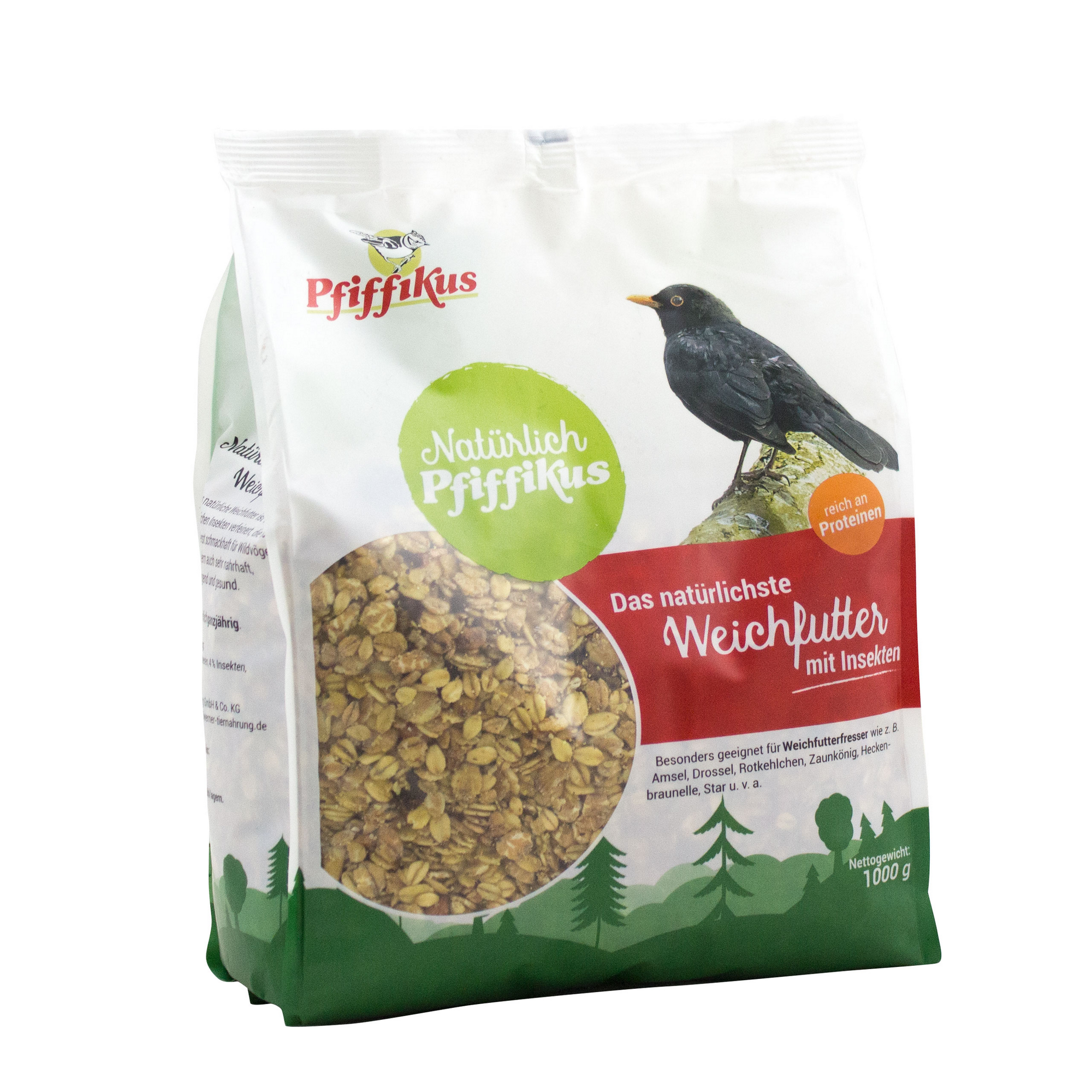 Weichfutter mit Insekten 1 kg