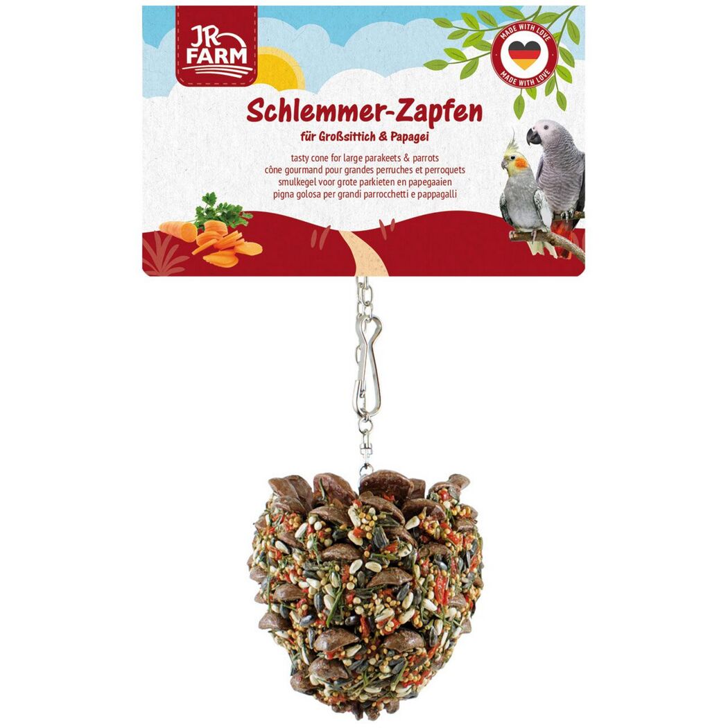 Vogelsnack 'Birds Schlemmer-Zapfen Großs. & Papagei' 195 g