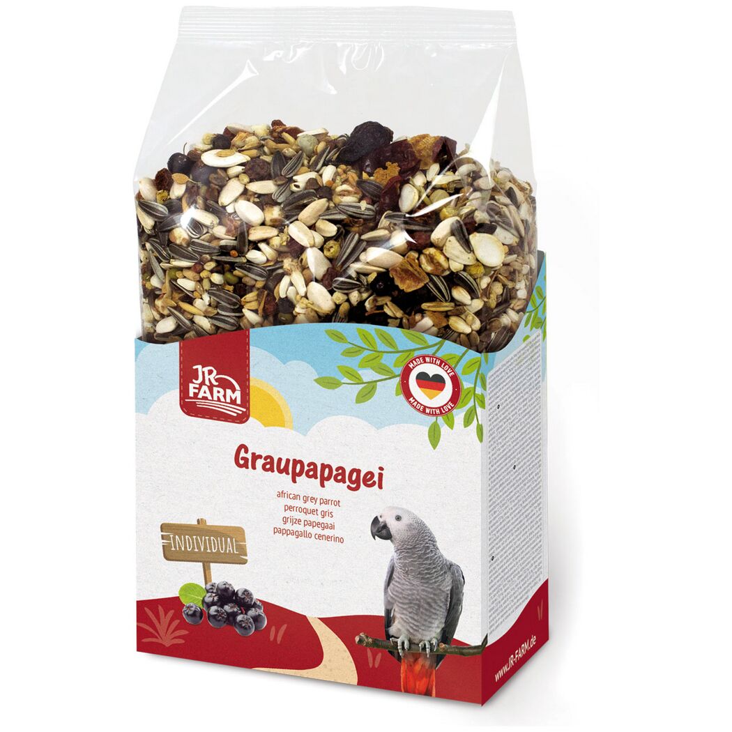 Vogelfutter 'Birds Individual Graupapagei' 950 g