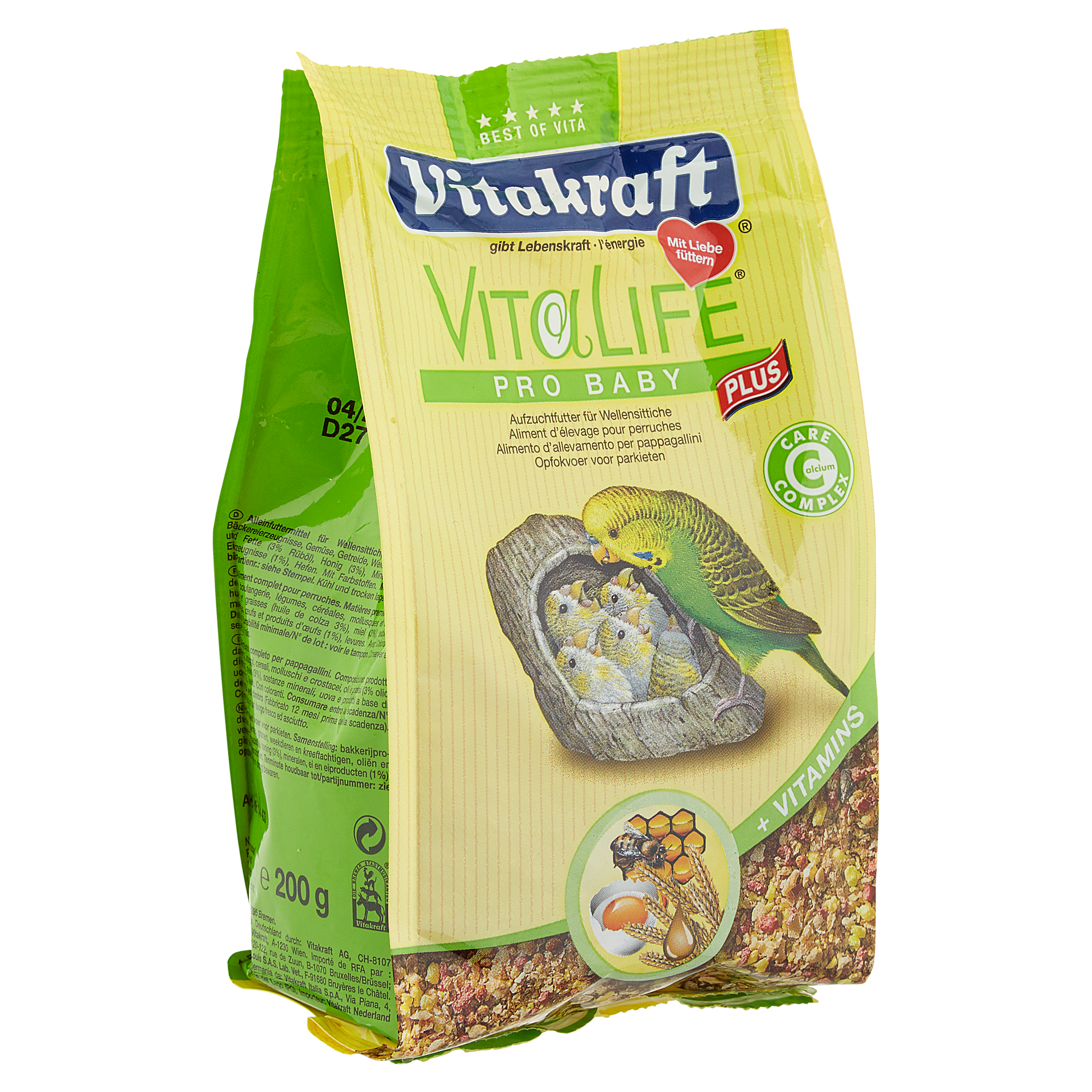 Wellensittich-Futter "Vitalife" Pro Baby Plus 200 g + product picture