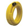 Gelbes Drainagerohr aus PVC, 10 m, DN 100, gelocht