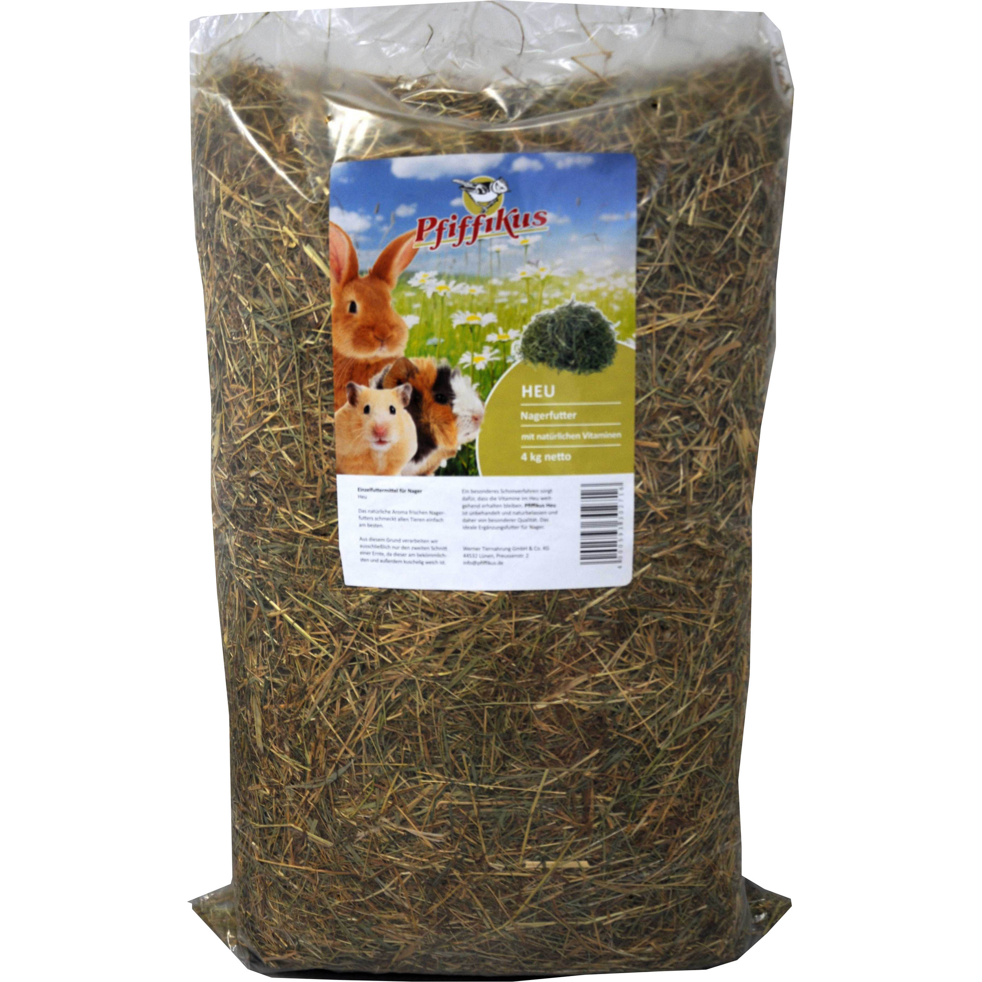 Nagerfutter Heu, 4 kg + product picture
