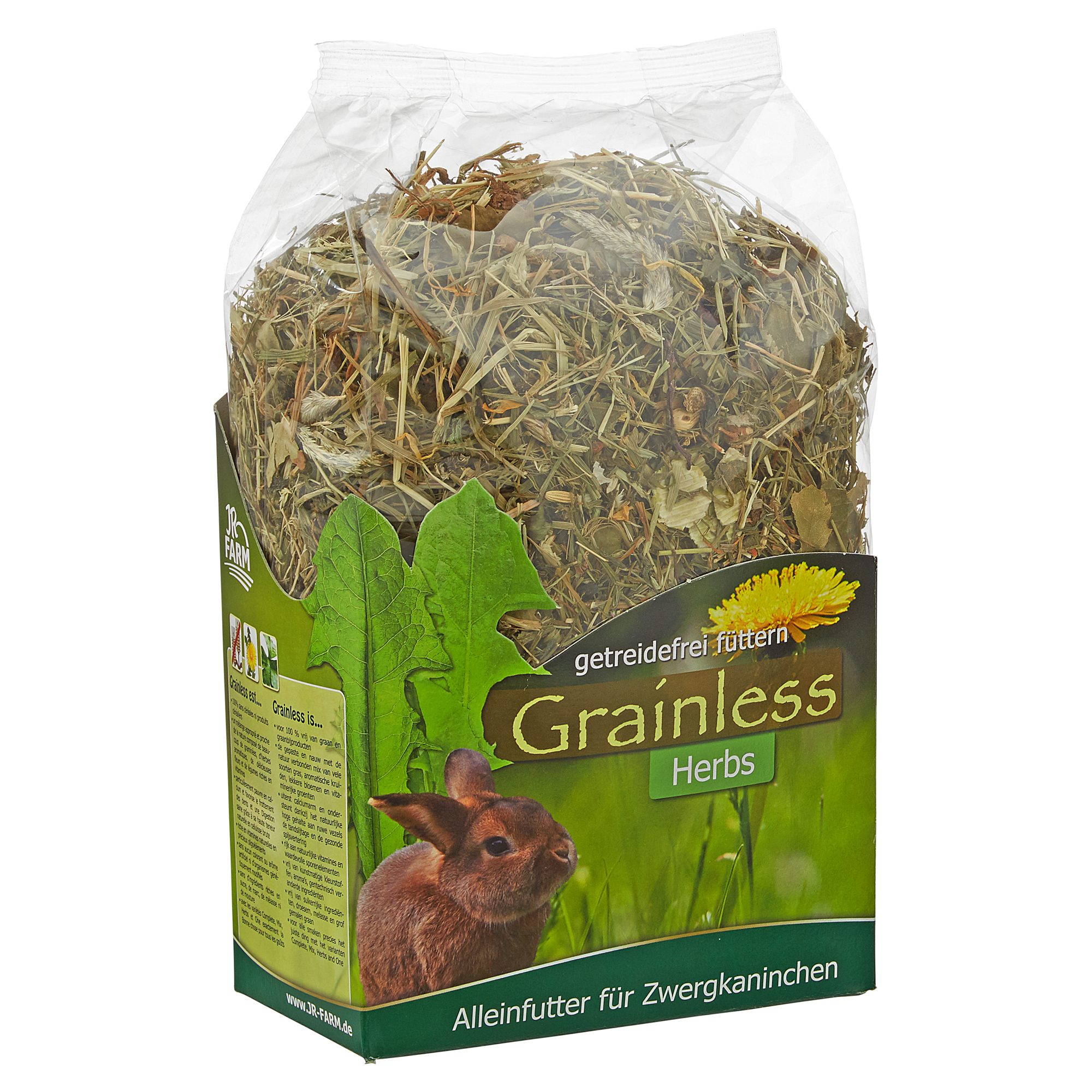 Nagerfutter "Grainless" Herbs 400 g Zwergkaninchen + product picture
