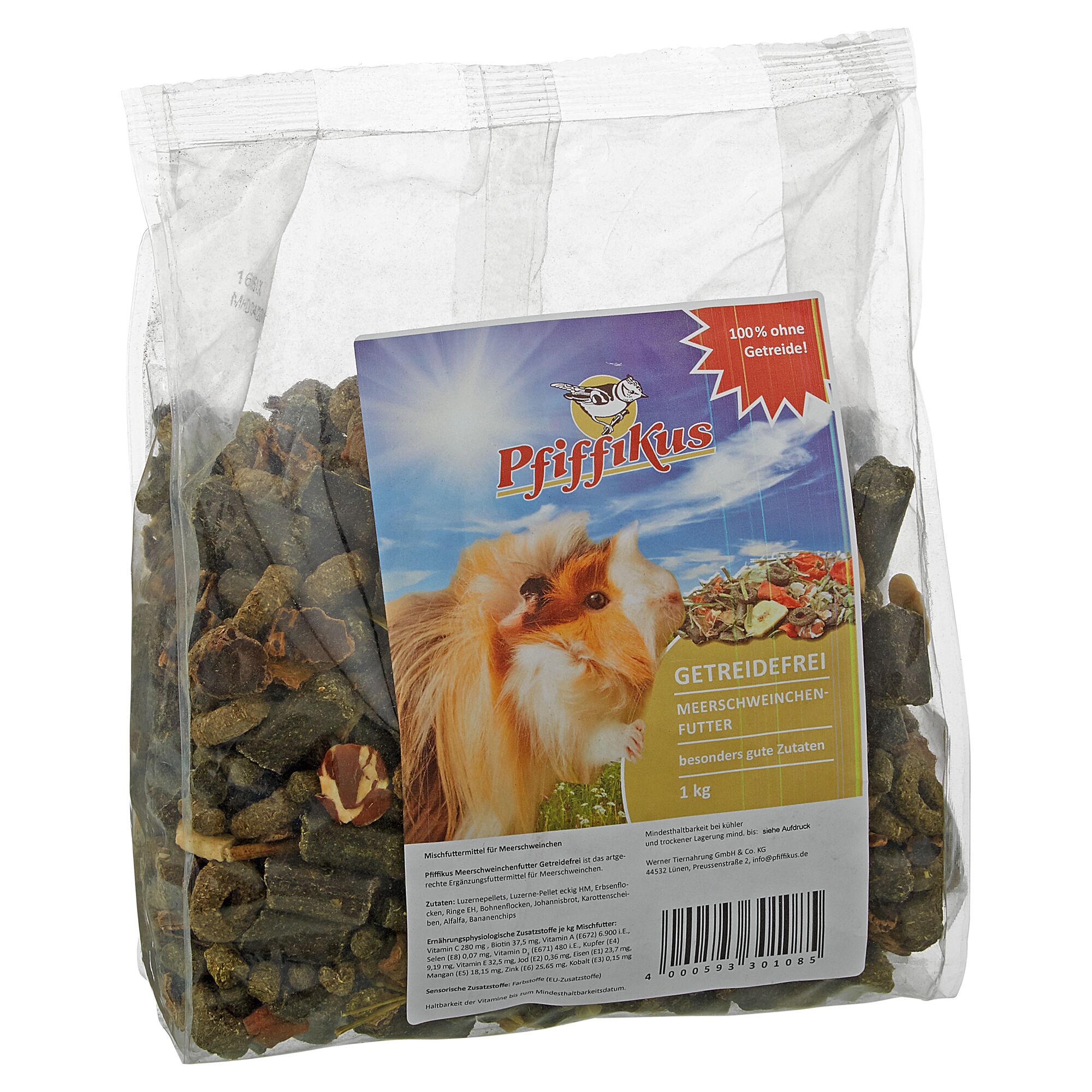 Pfiffikus Meerschweinchenfutter, 1 kg