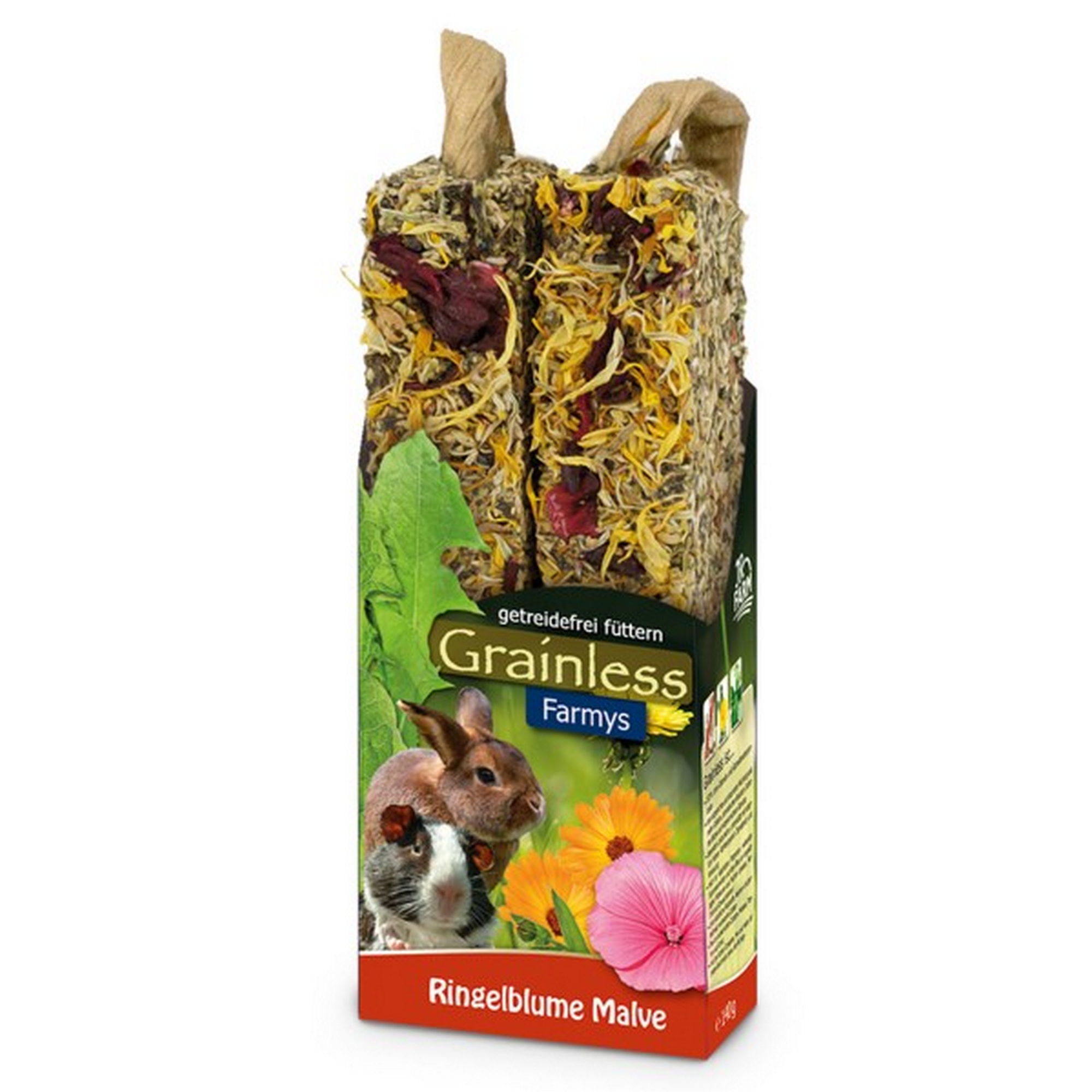 Nagersnack 'Grainless Farmys' Ringelblume-Malve 140 g + product picture
