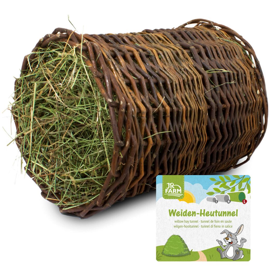 Snack für Nager und Zwergkaninchen 'Weiden-Heutunnel groß' 450 g