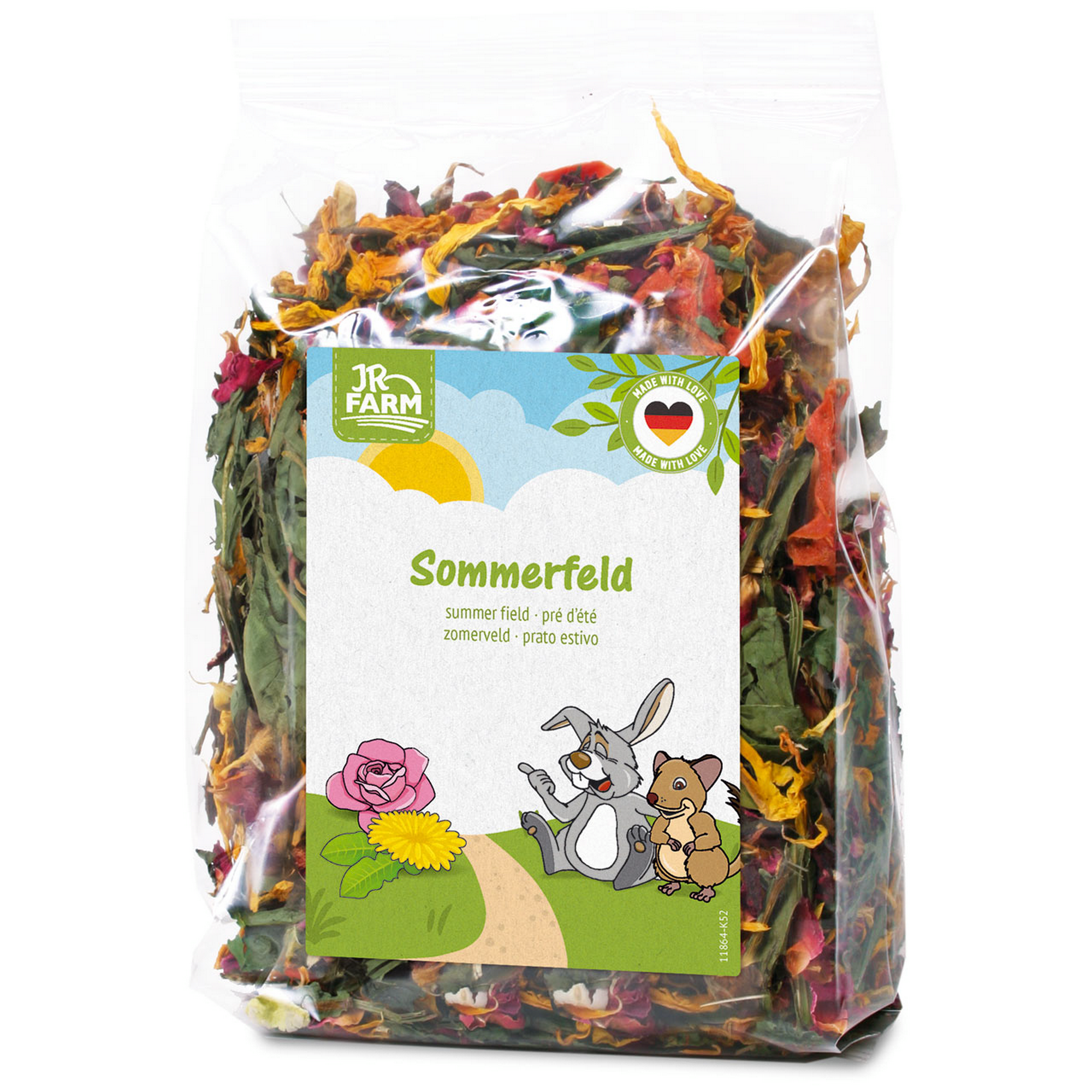 JR Farm Snack für Nager und Zwergkaninchen 'Sommerfeld' 1 kg