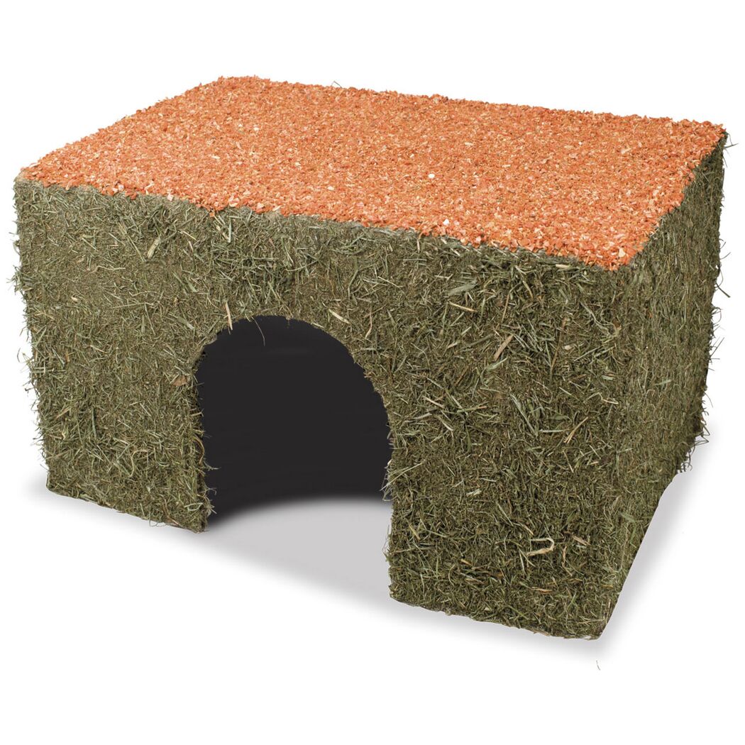 Snack für Nager und Zwergkaninchen 'Heu-Haus Karotte groß' 600 g
