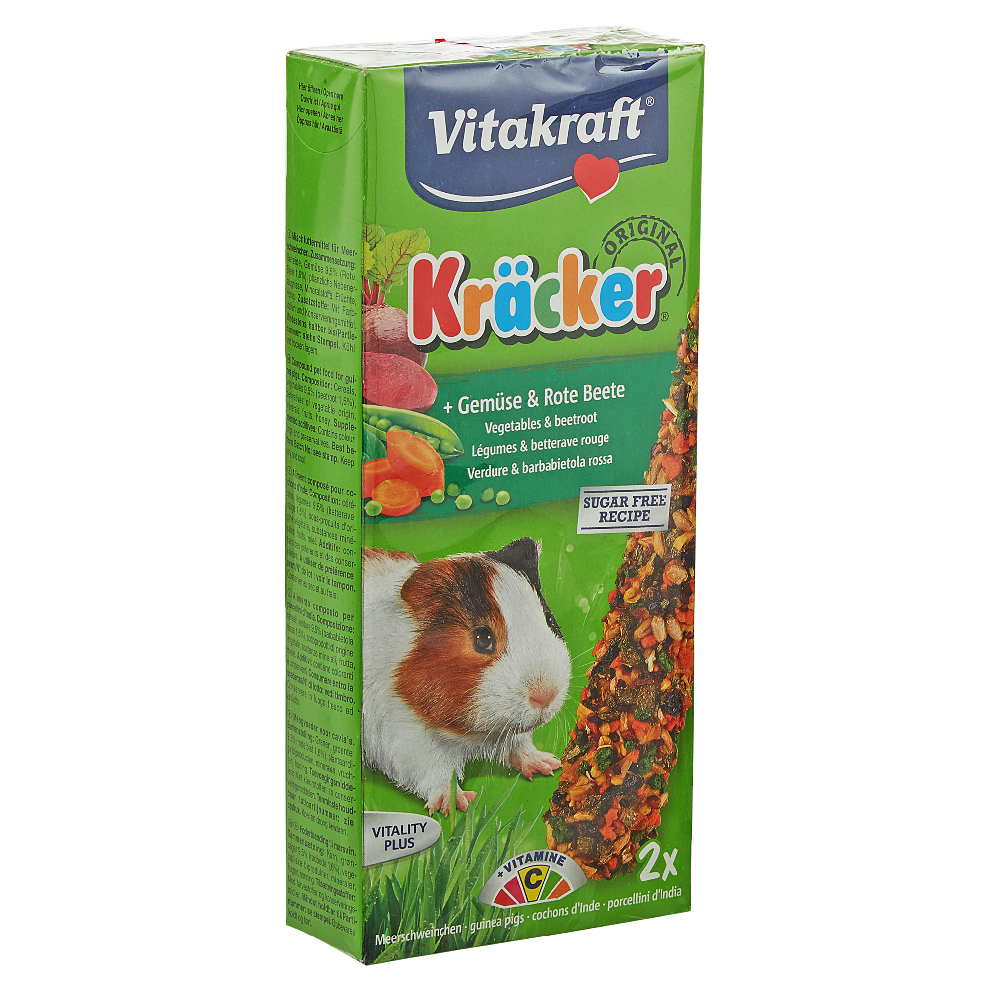Meerschweinchenfutter Kräcker® Original Gemüse/Rote Beete 2 Stück + product picture