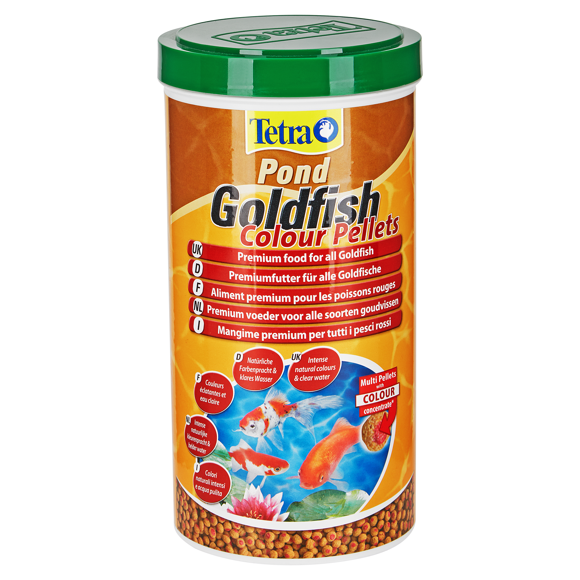 Fischfutter "Pond" Goldfish Colour Pellets 300 g + product picture