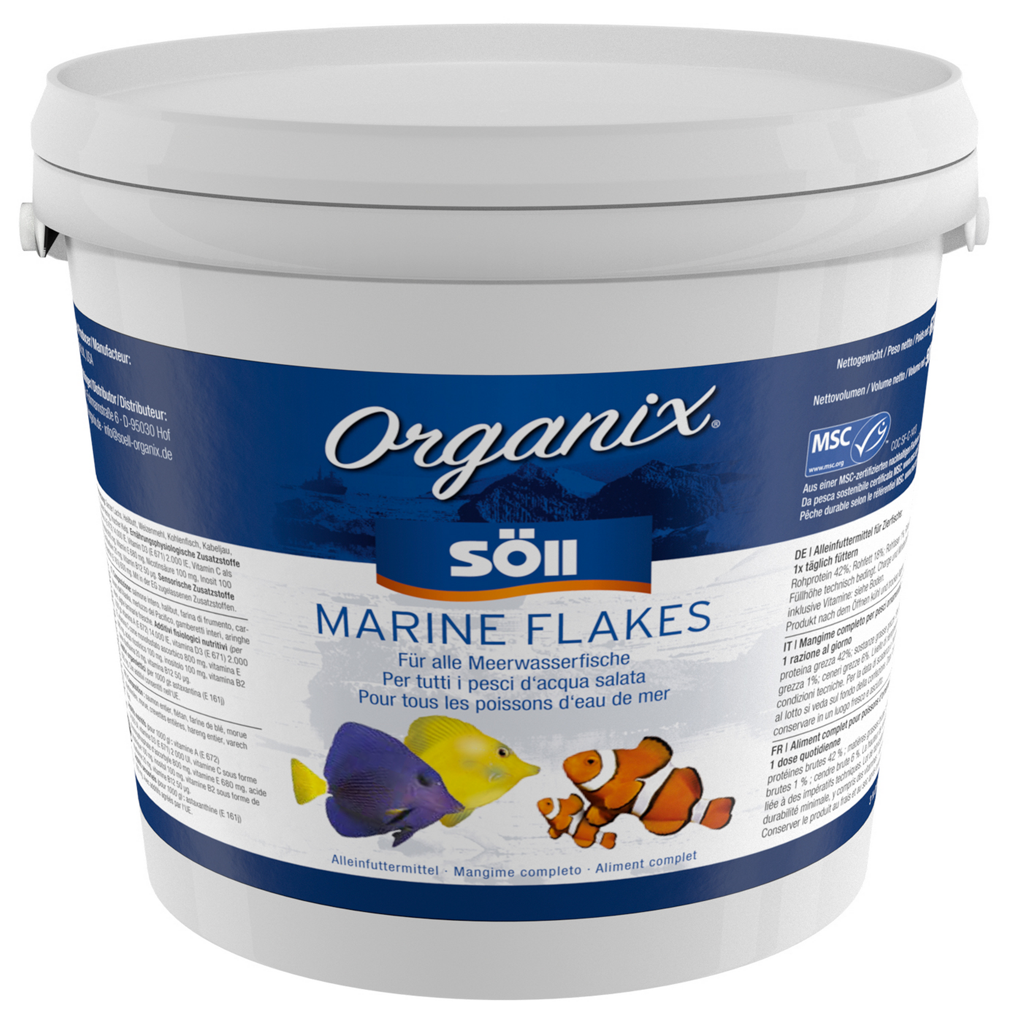Organix Marine Flakes 5 l + product picture