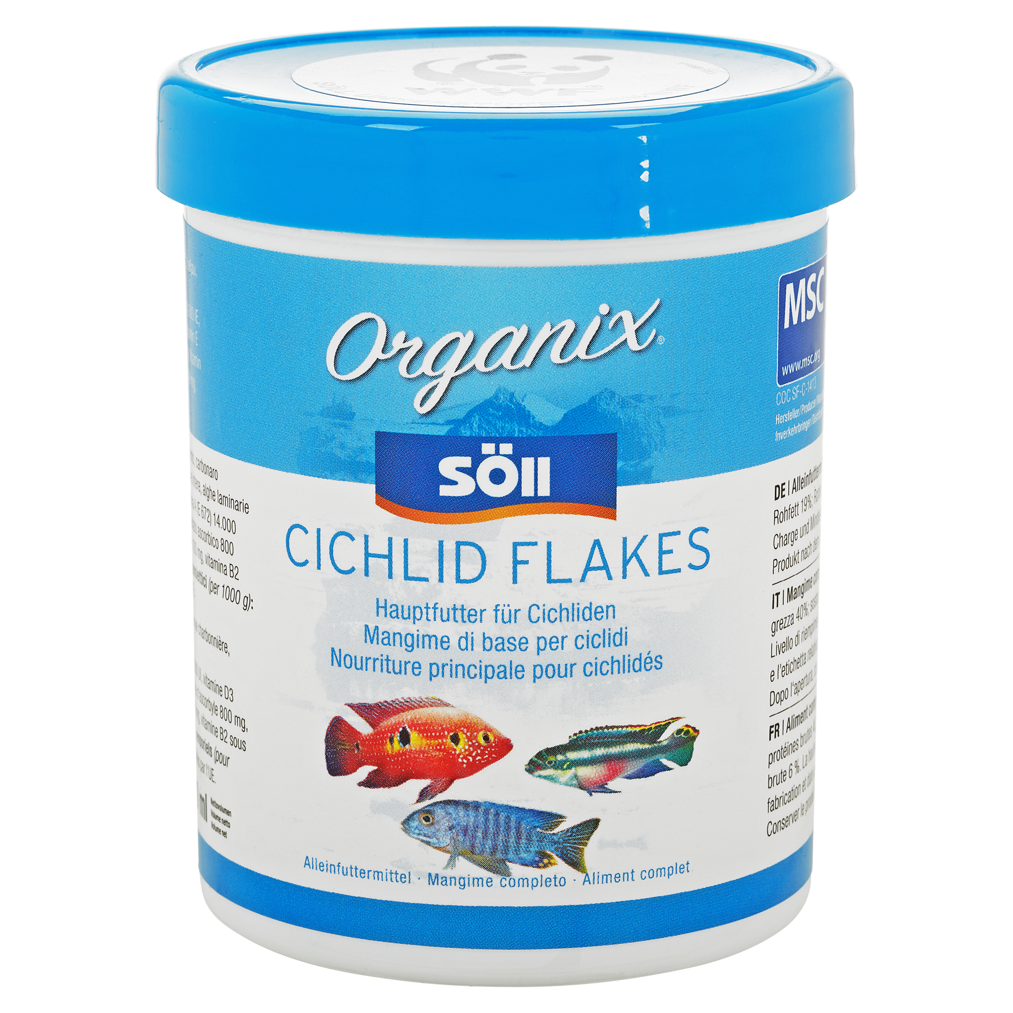 Organix Cichlid Flakes 270 ml + product picture