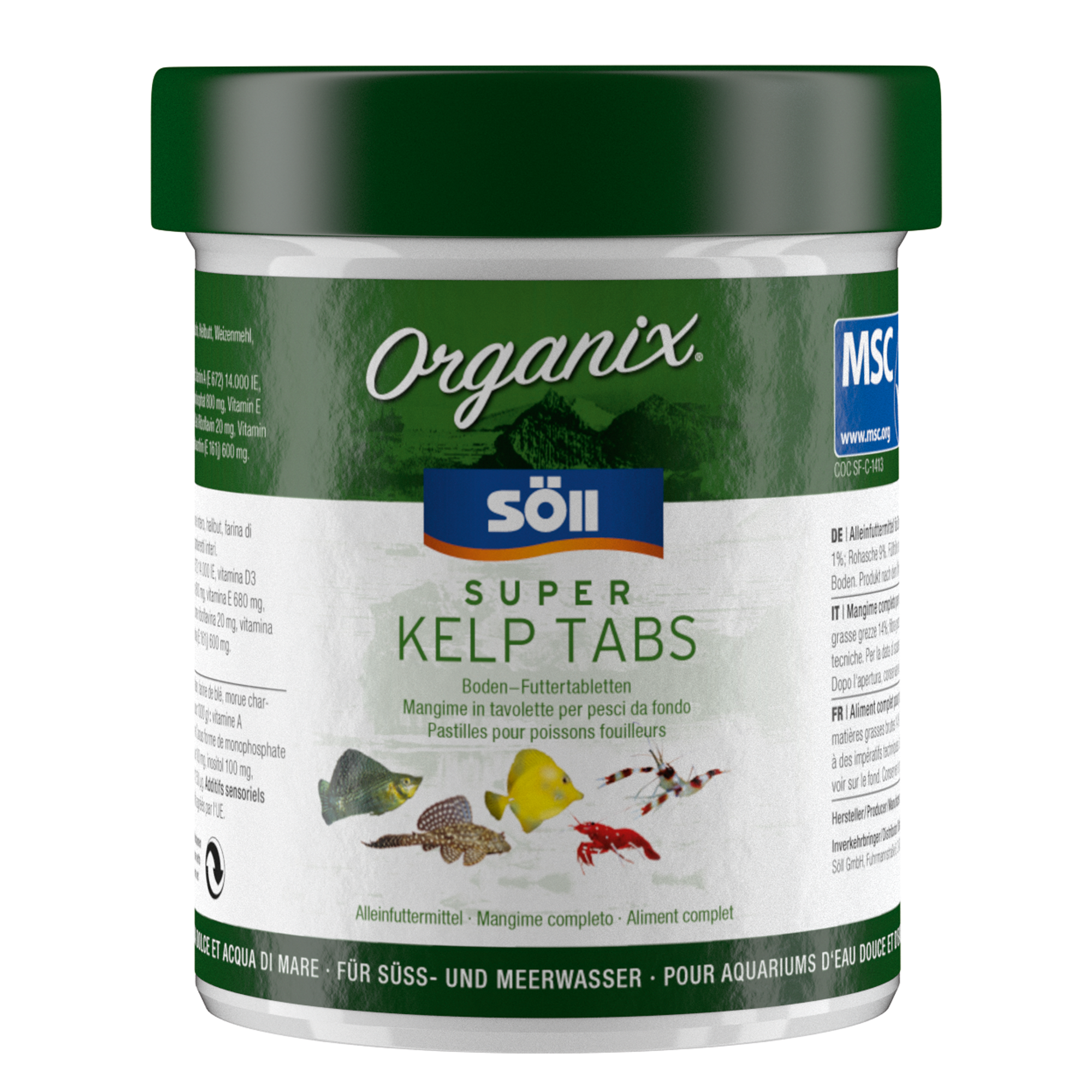 Organix Super Kelp Tabs 130 ml + product picture