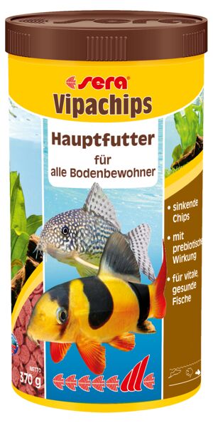Fischfutter Vipachips 370 g