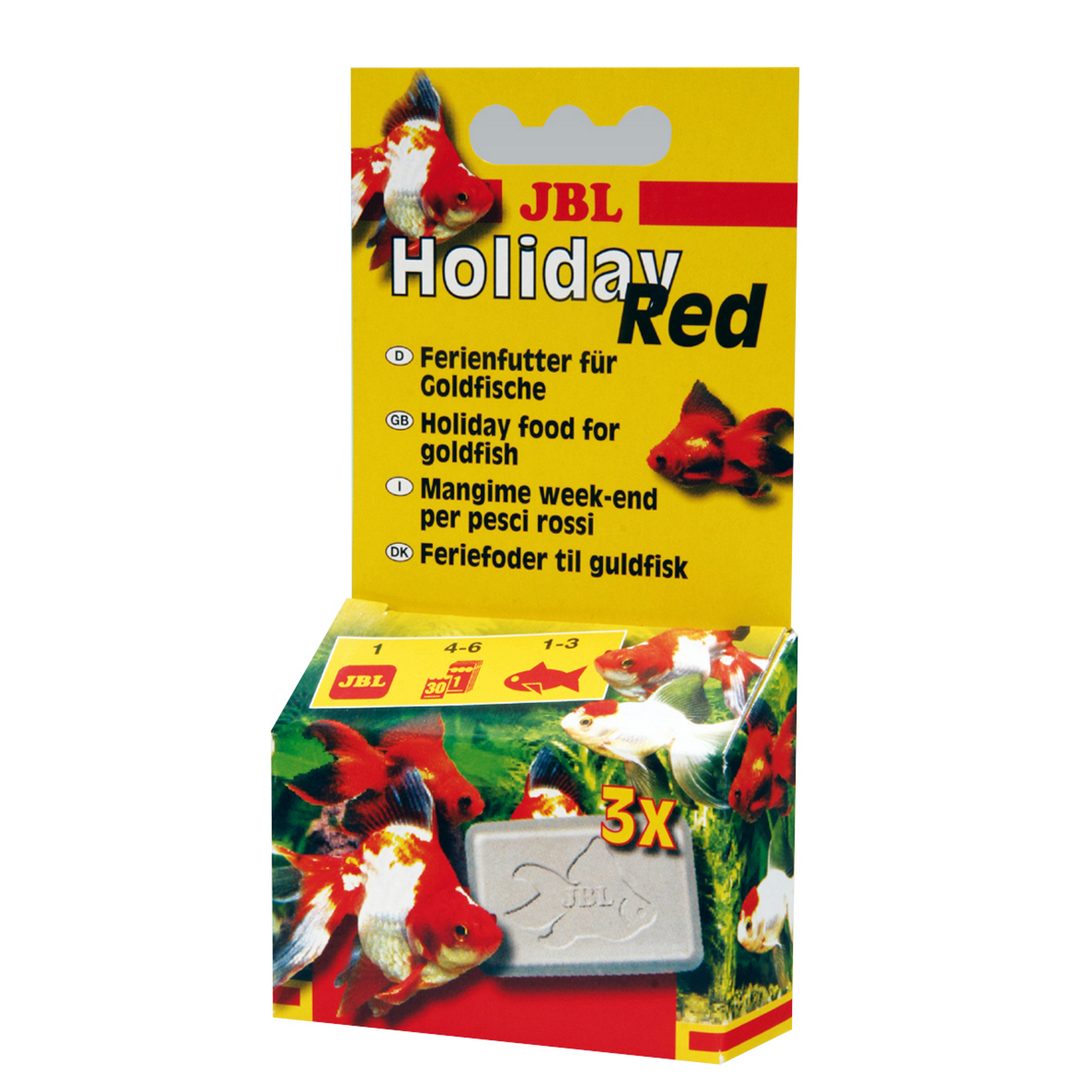 Holiday Red Ferienfutter für Goldfische 3 Stück + product picture