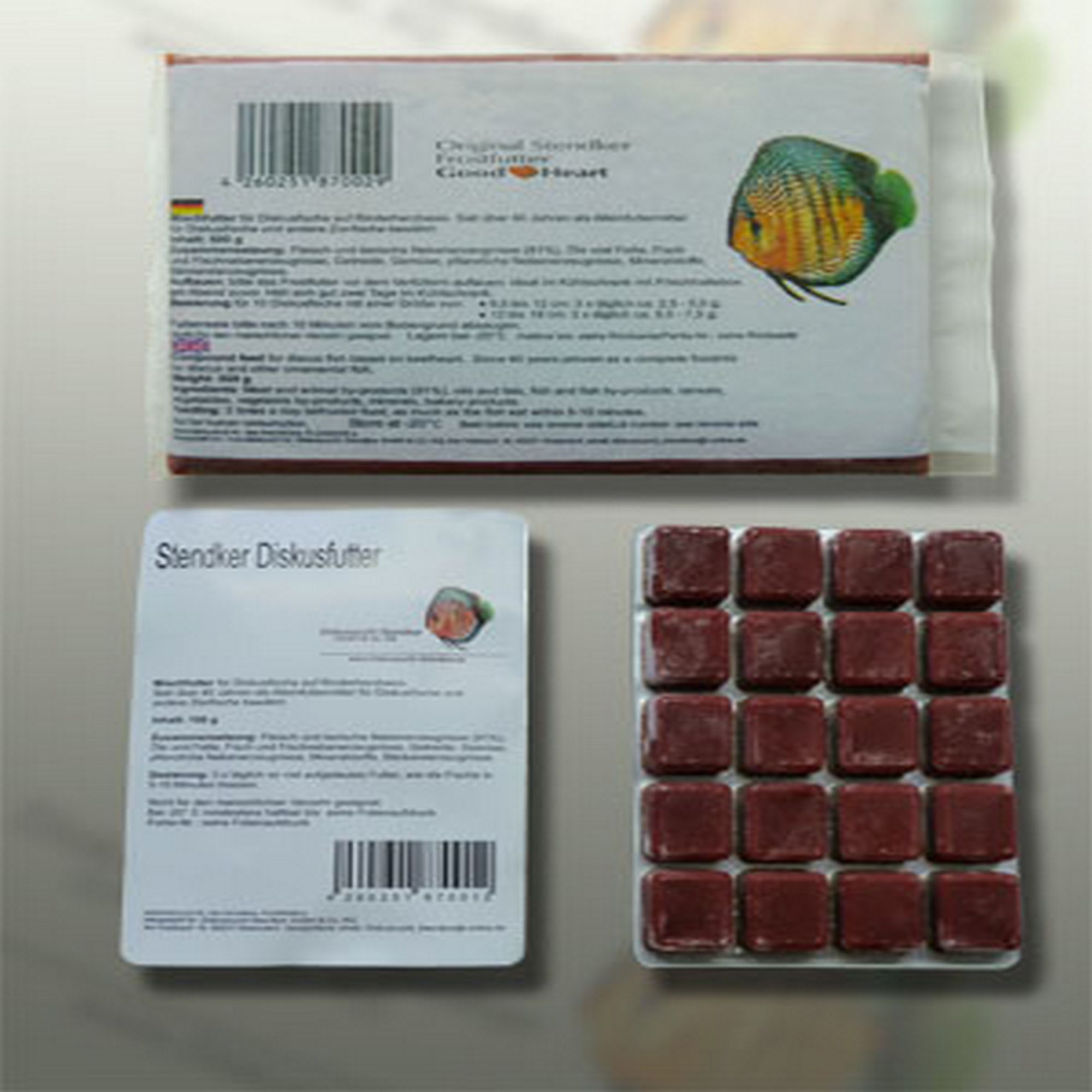 Diskusfutter GoodHeart 100 g Blister + product picture