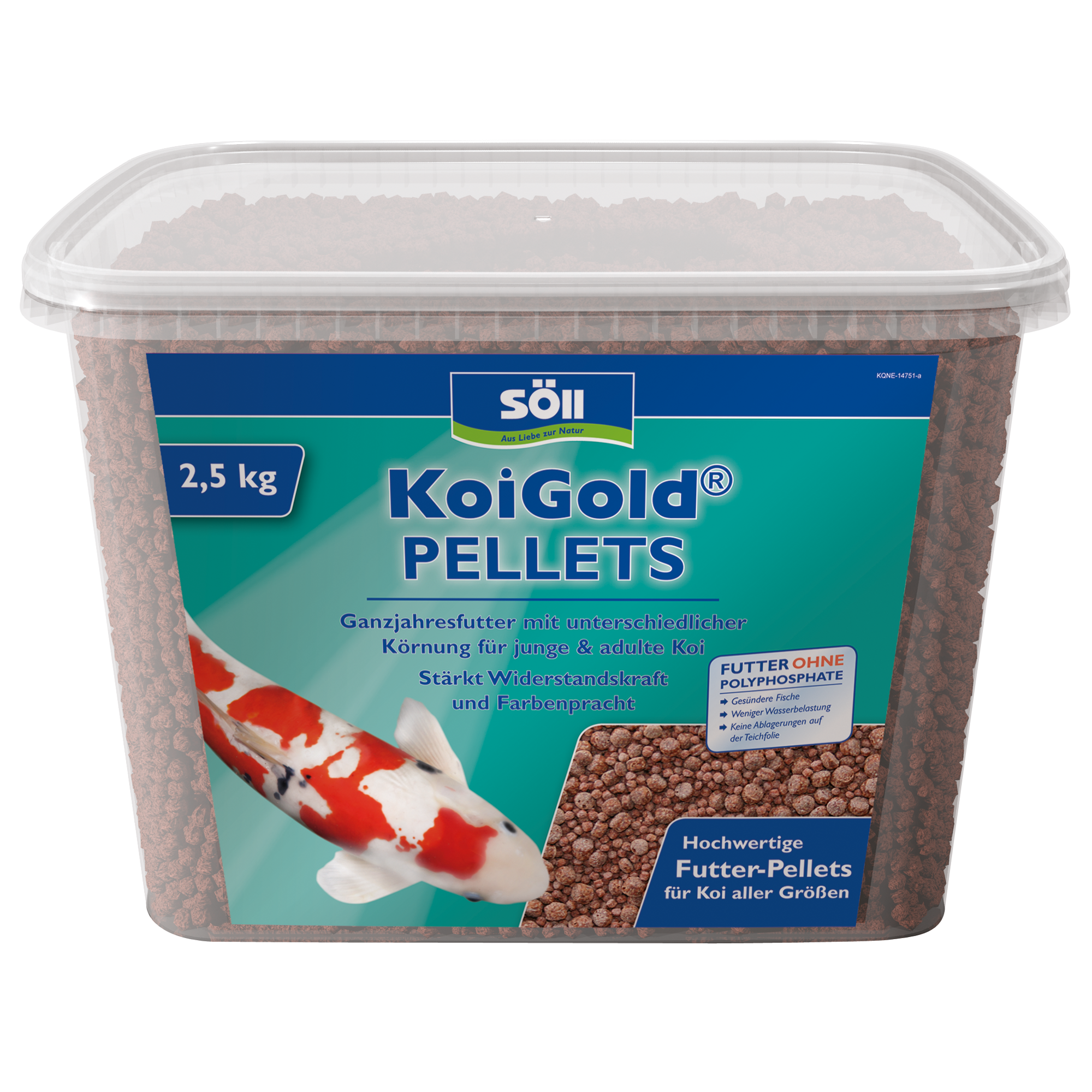 KoiGold Futter-Pellets 2,4 kg + product picture