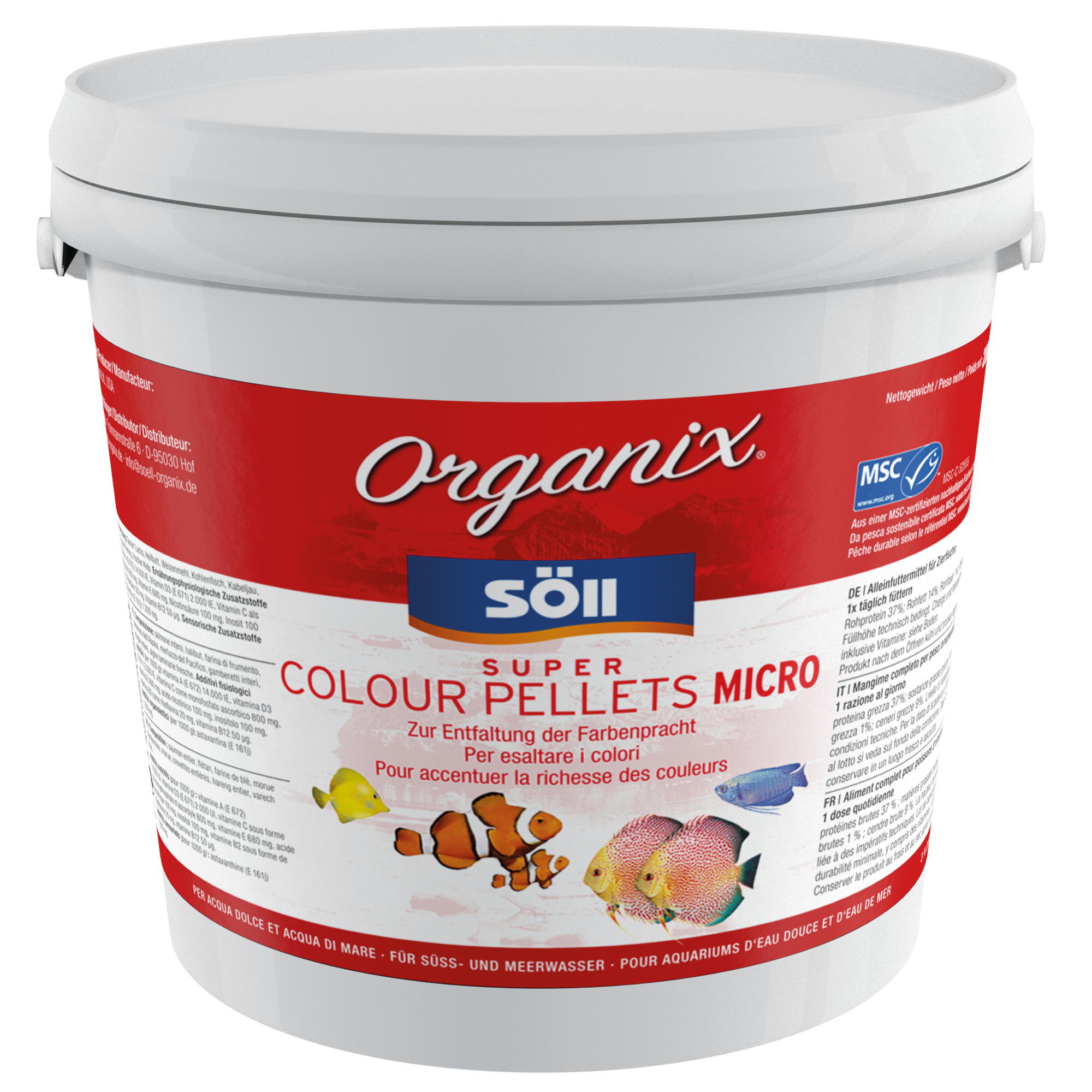 Organix Super Colour Pellets Micro 5 l + product picture