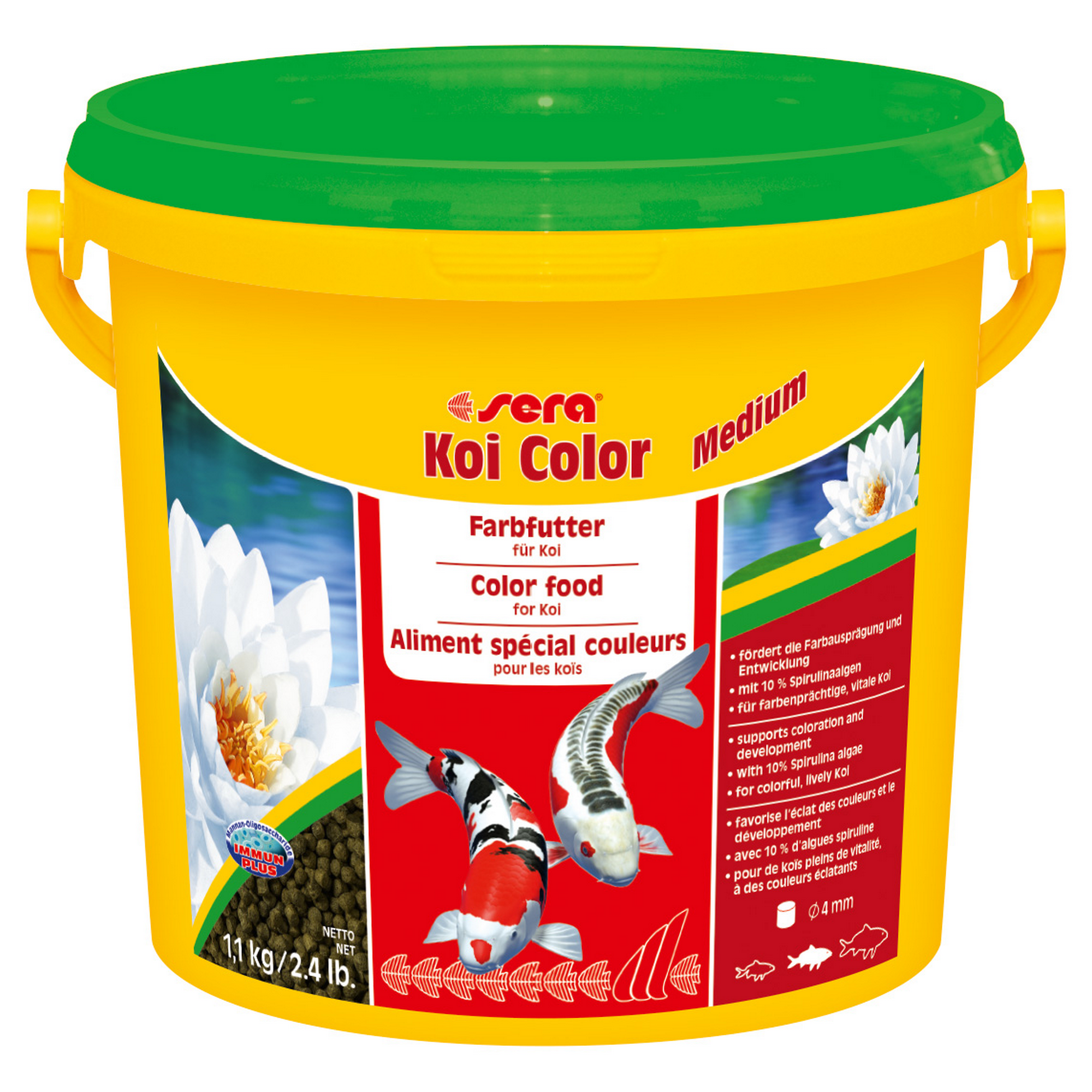 Koifutter 'Koi Color' Medium 1,1 kg (3,8 l) + product picture