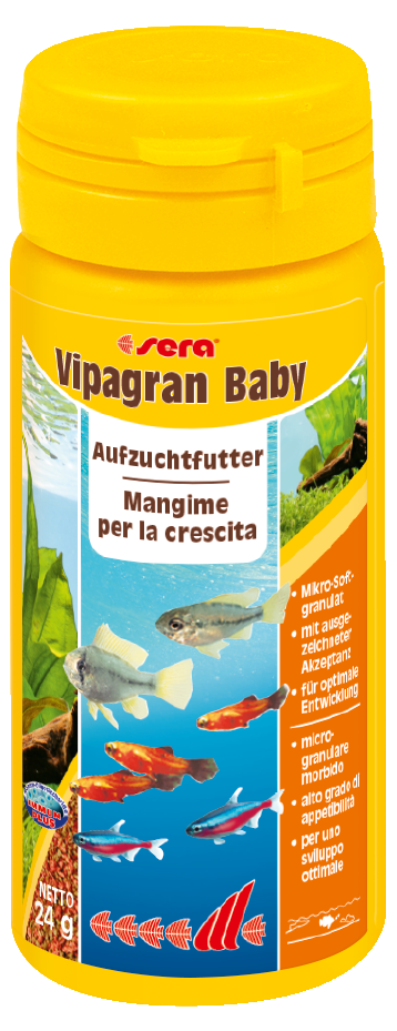 Fischfutter Vipagran Baby Hauptfutter 24 g + product picture