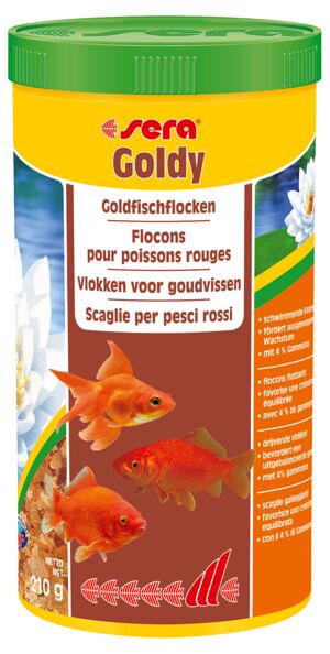 Fischfutter Goldy Goldfischflocken 210 g