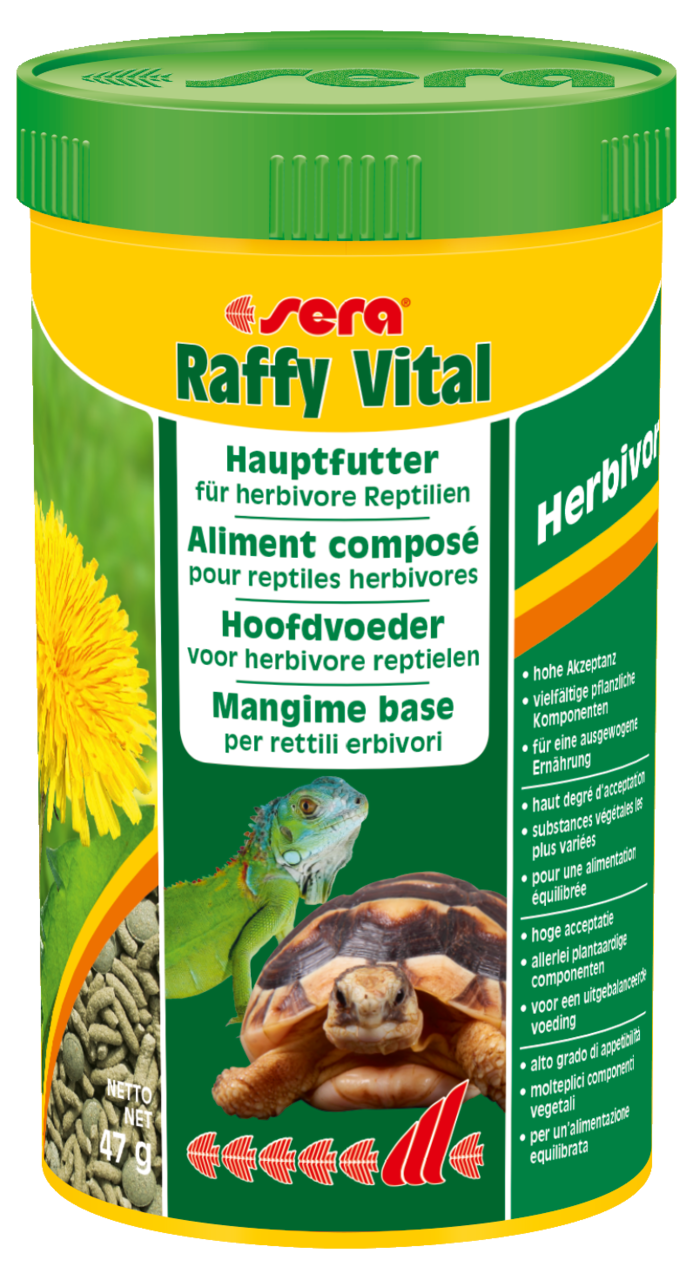 Reptilienfutter Raffy Vital Hauptfutter Herbivor 0,047 kg + product picture