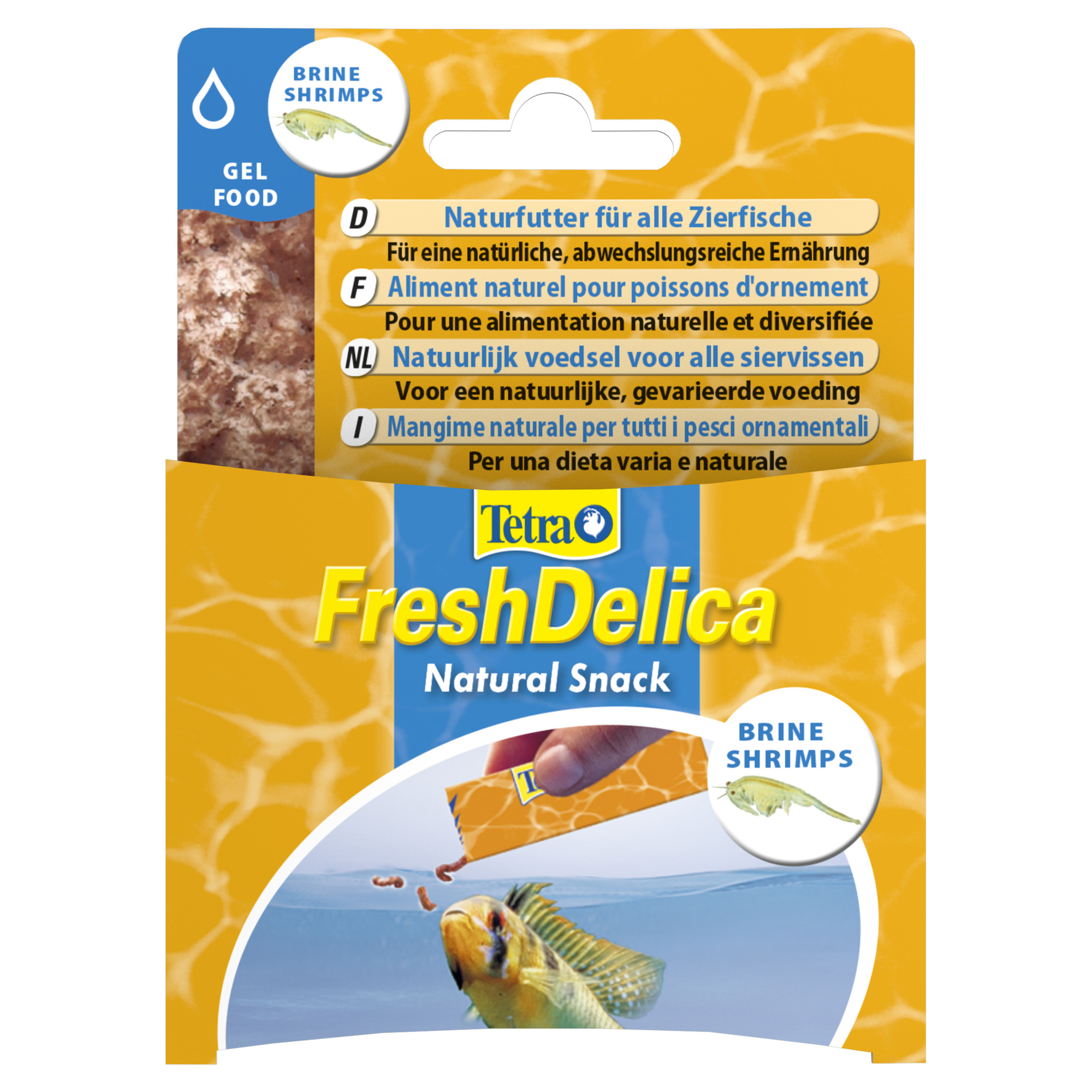 Fischfutter "Fresh Delica" 48 g Natural Snack Brine Shrimps + product picture