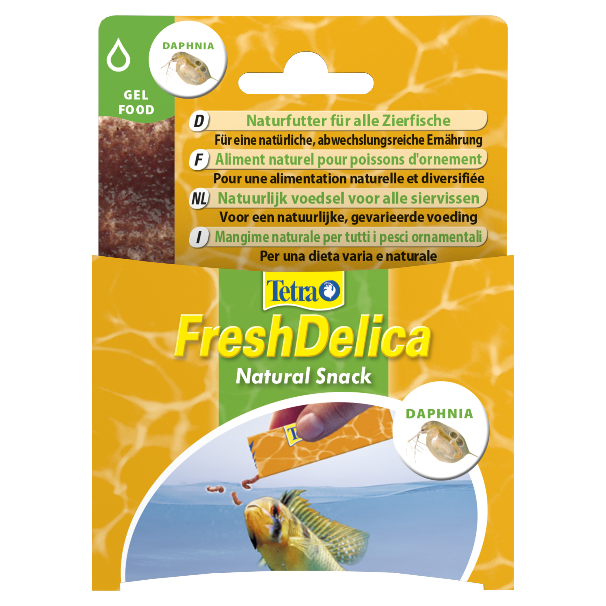 Fischfutter "Fresh Delica" 48 g Natural Snack Daphnia + product picture