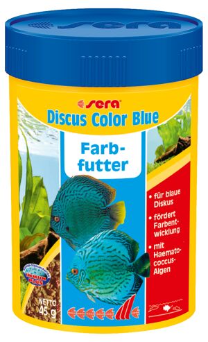 Fischfutter Discus Color Blue Granulat 48 g