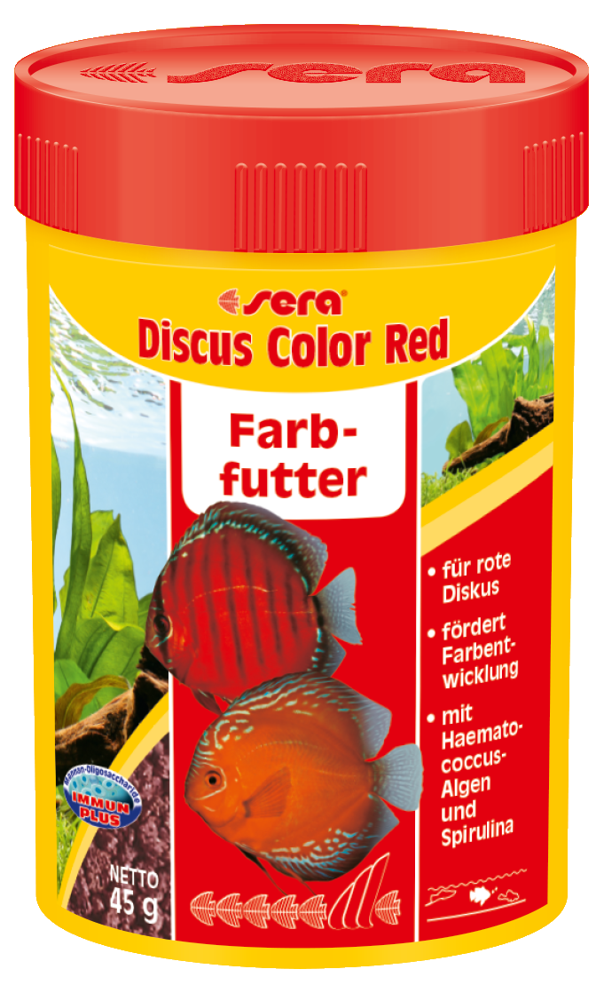 Fischfutter Discus Color Red Granulat 48 g + product picture