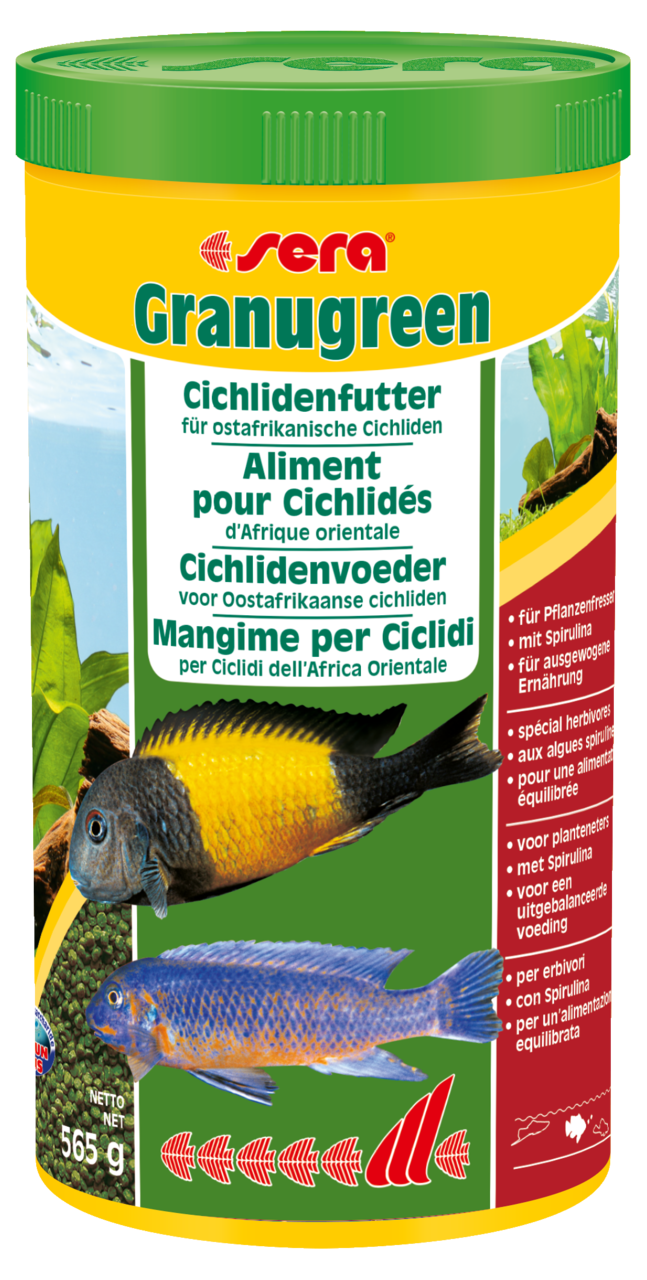 Fischfutter Granugreen Grünfutter 0,6 kg + product picture