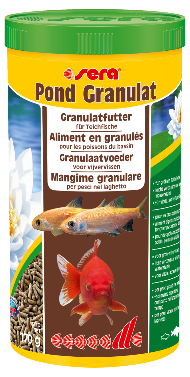 Teichfischfutter pond granulat 170 g + product picture