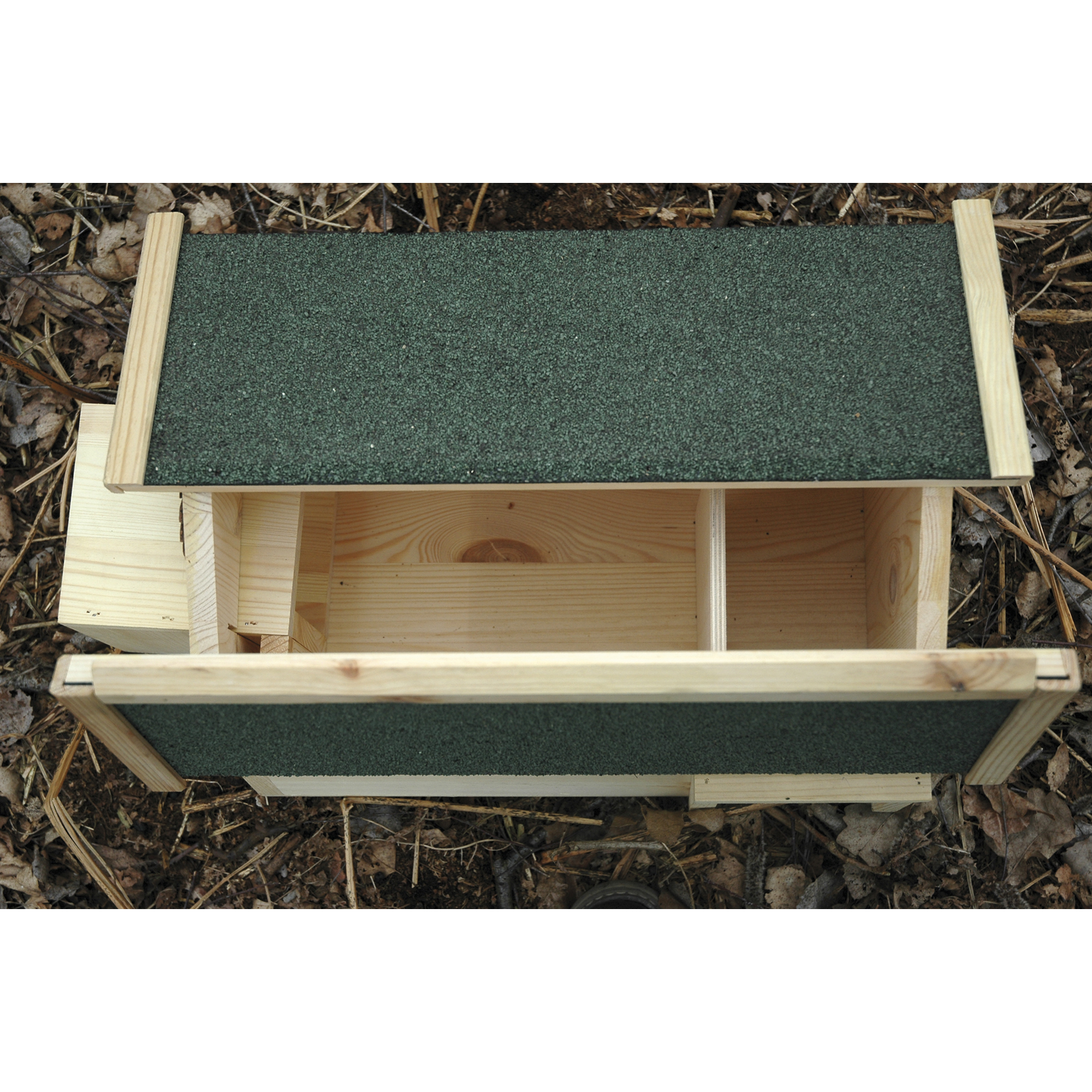 Igelfutterhaus Holz 47,5 x 34,5 x 26 cm + product picture