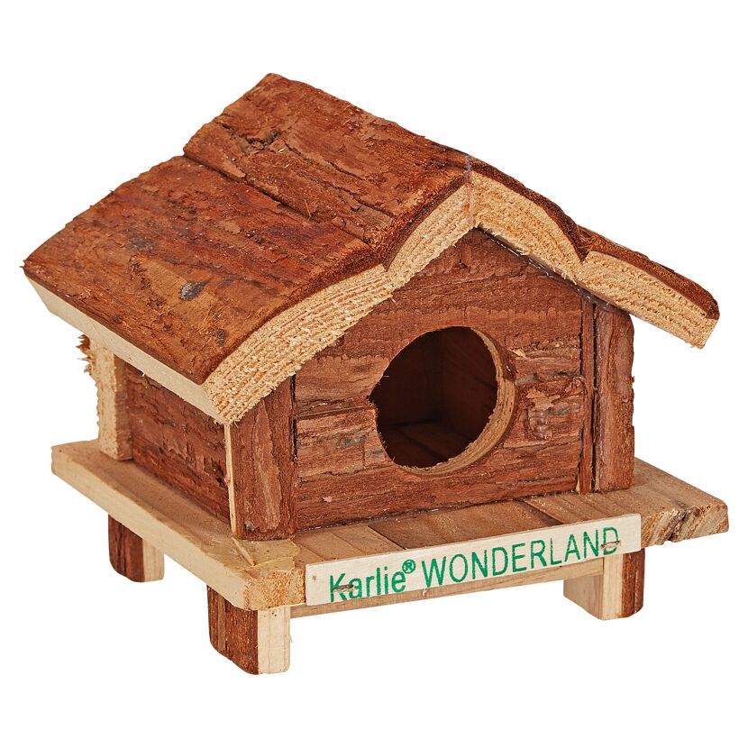 Nagerhäuschen "Wonderland" Hudson Bay Holz 14 x 12 x 13 cm