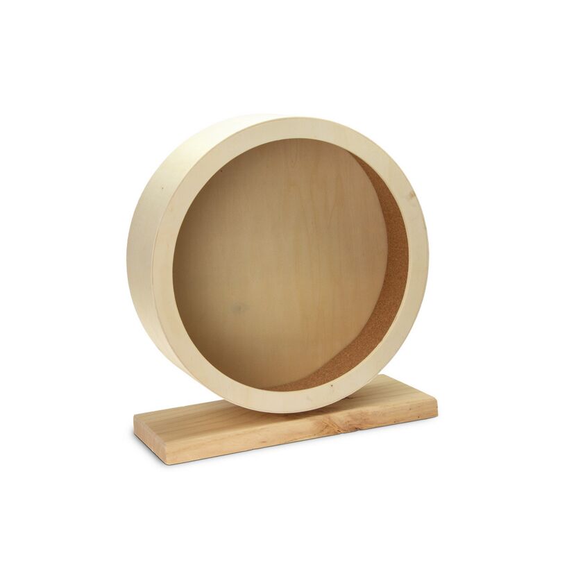 Holzlaufrad mit Kork