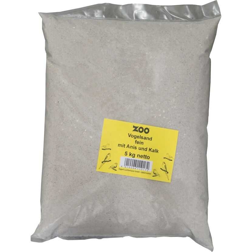 Vogelsand, 5 kg, mit Anis und Kalk